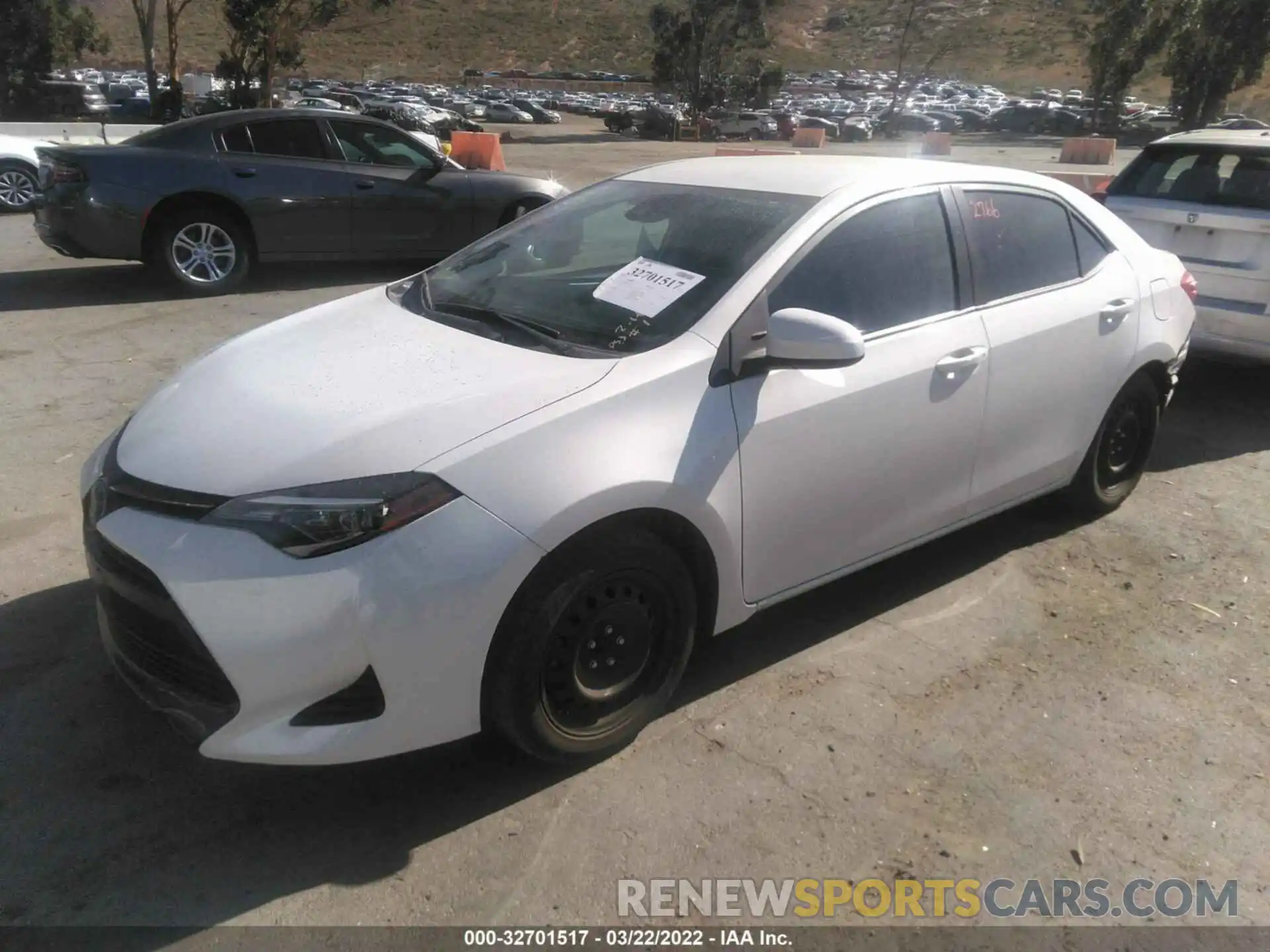 2 Photograph of a damaged car 5YFBURHE3KP897471 TOYOTA COROLLA 2019