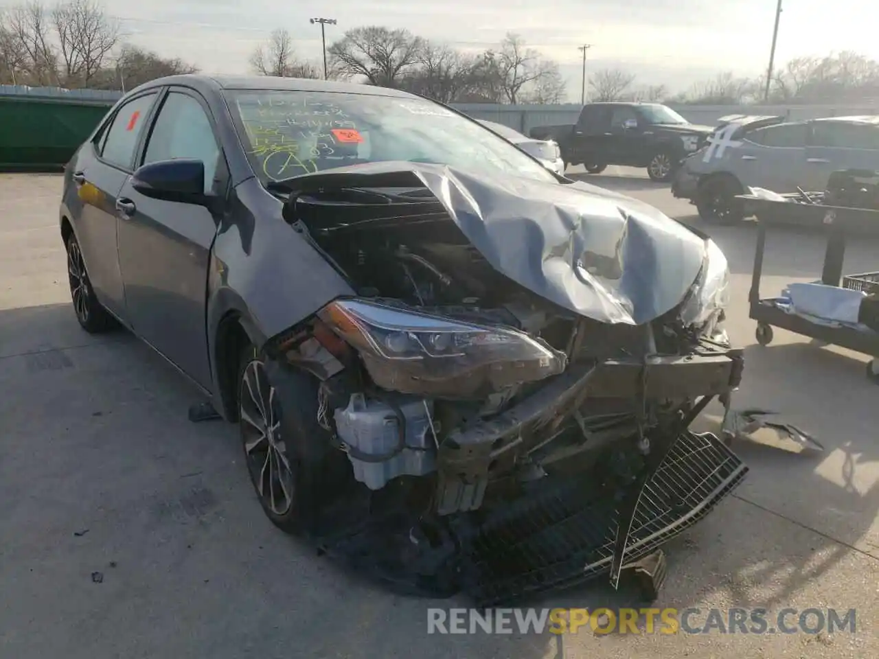 1 Photograph of a damaged car 5YFBURHE3KP897499 TOYOTA COROLLA 2019