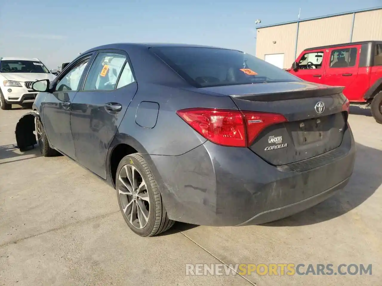 3 Photograph of a damaged car 5YFBURHE3KP897499 TOYOTA COROLLA 2019