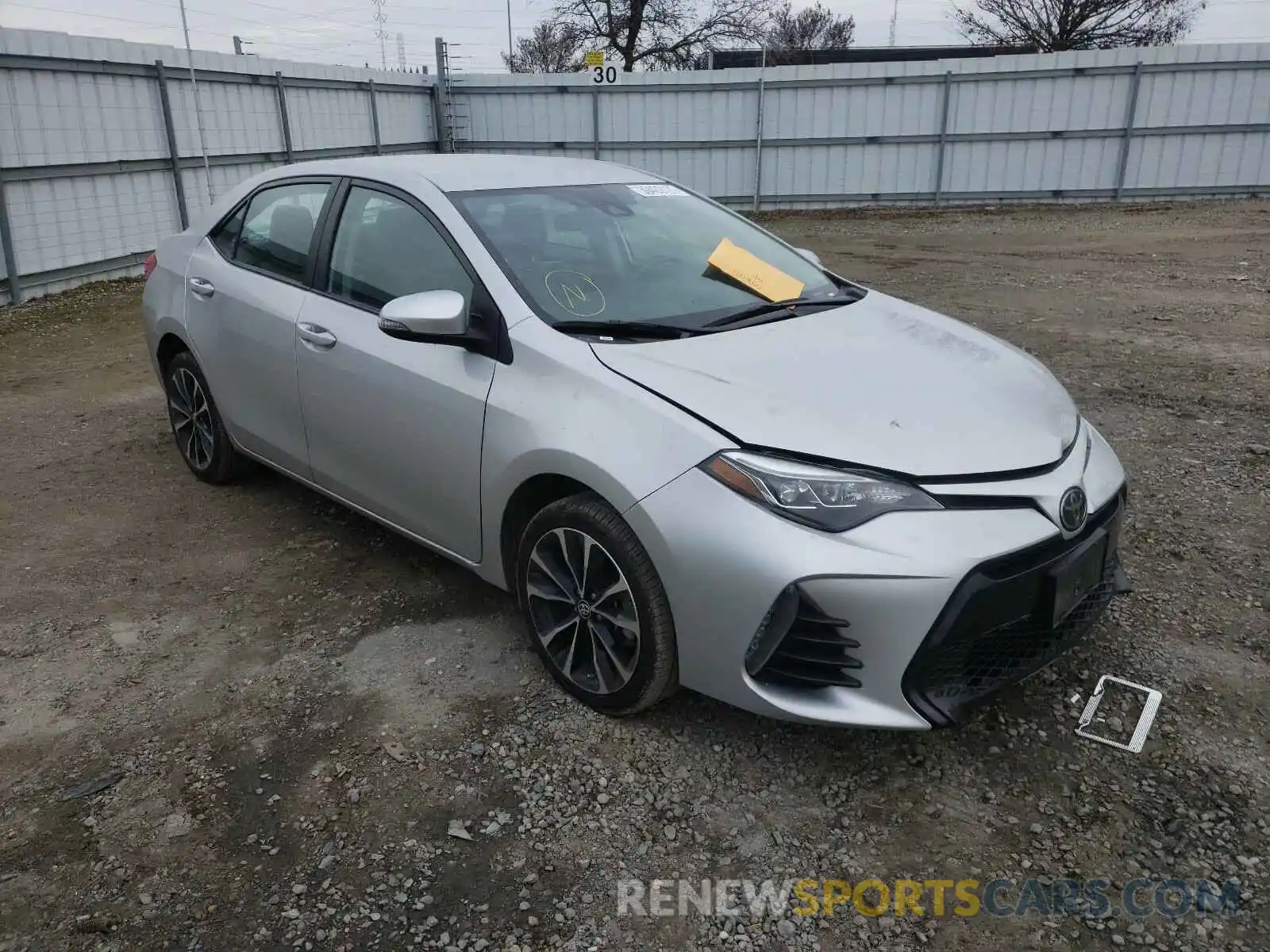 1 Photograph of a damaged car 5YFBURHE3KP897759 TOYOTA COROLLA 2019