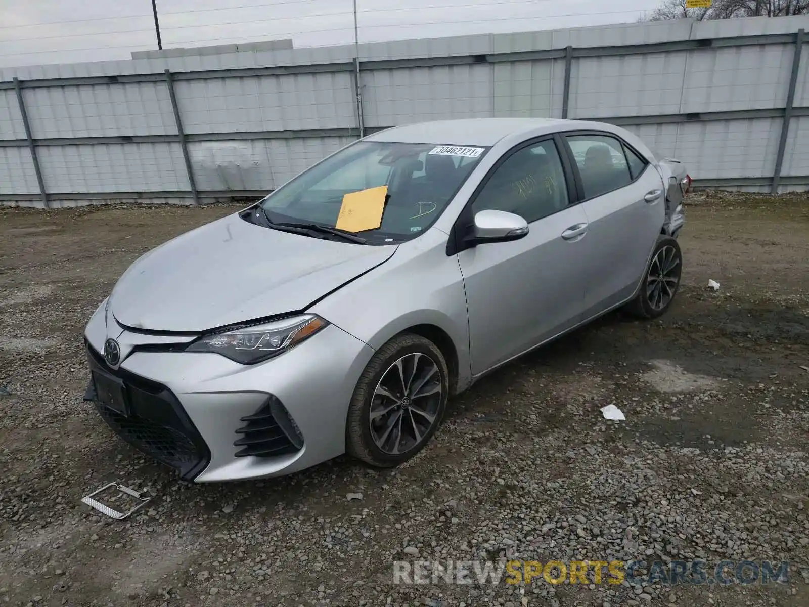 2 Photograph of a damaged car 5YFBURHE3KP897759 TOYOTA COROLLA 2019