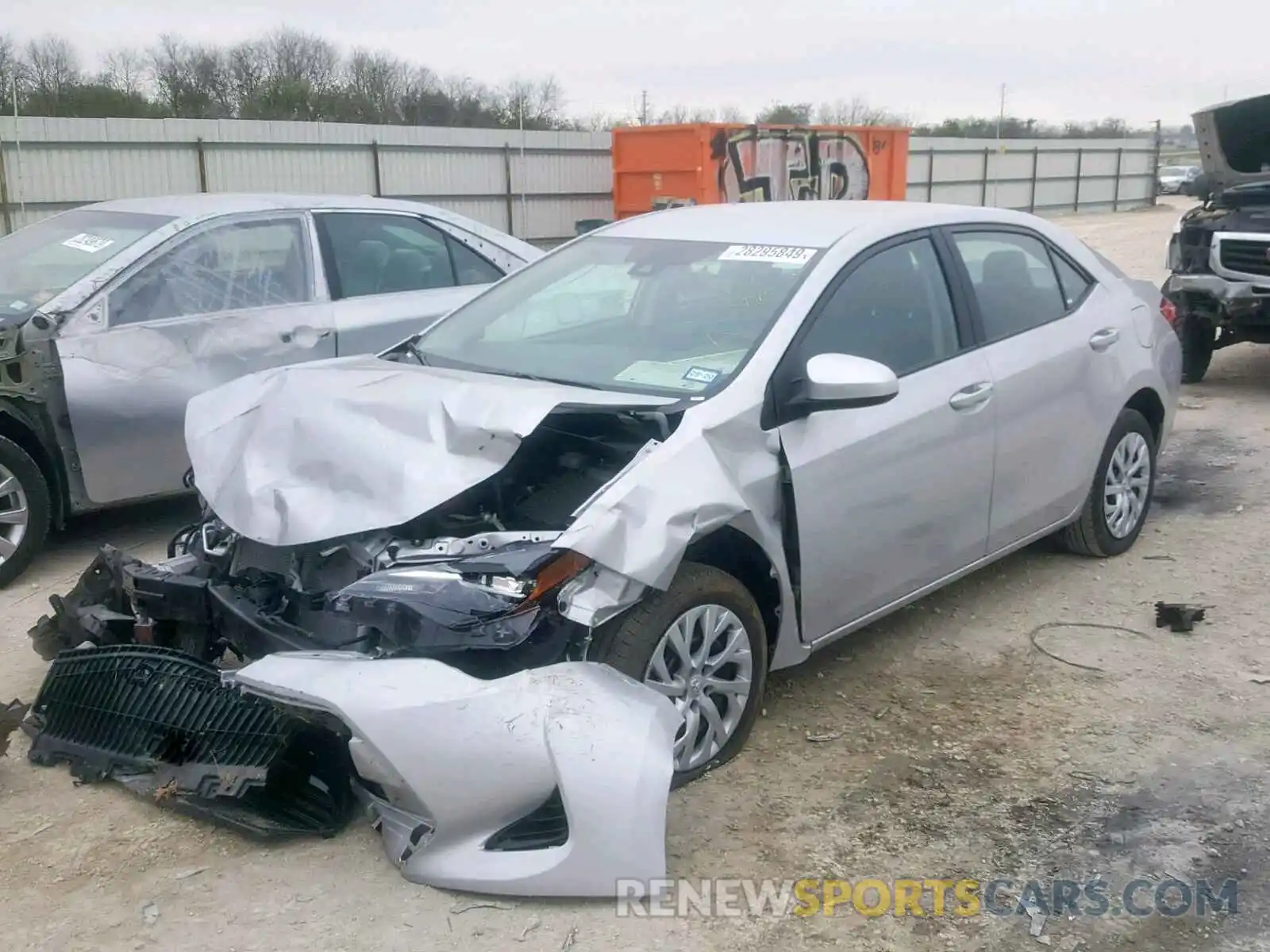 2 Photograph of a damaged car 5YFBURHE3KP897986 TOYOTA COROLLA 2019