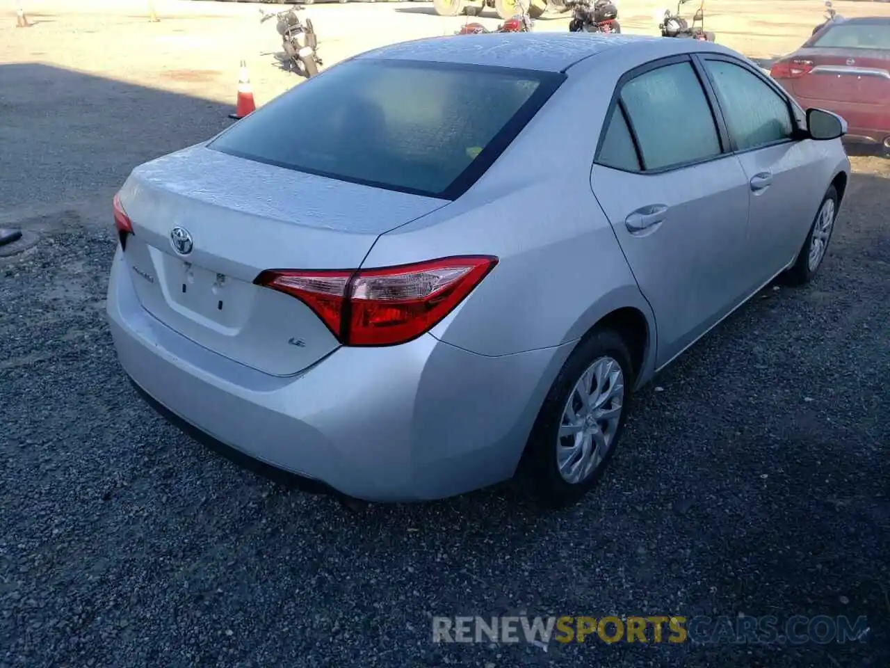 4 Photograph of a damaged car 5YFBURHE3KP898068 TOYOTA COROLLA 2019