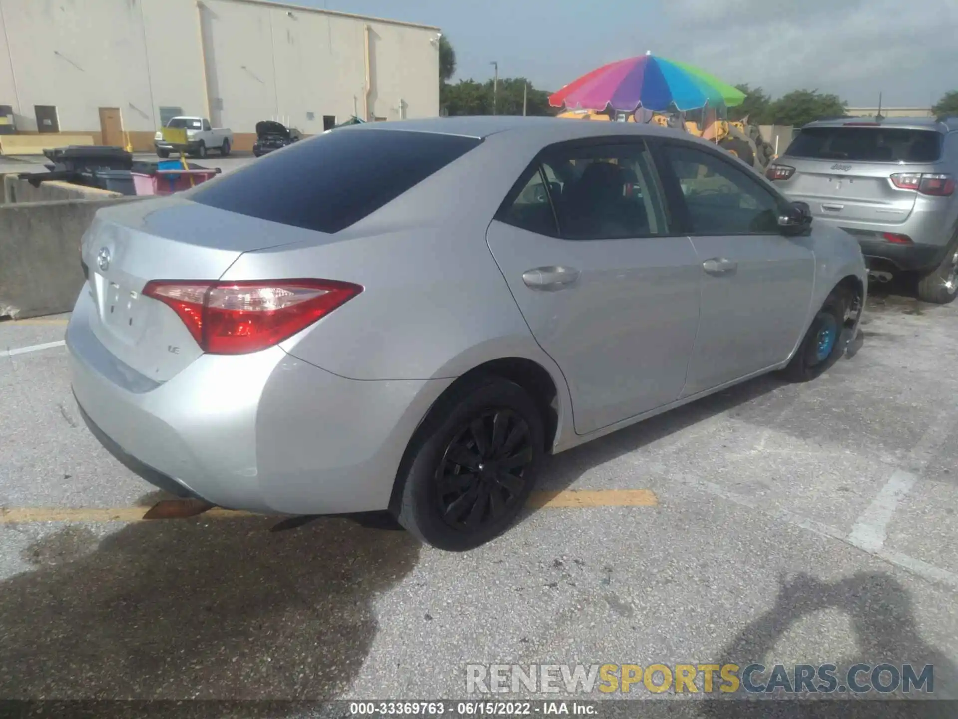 4 Photograph of a damaged car 5YFBURHE3KP898197 TOYOTA COROLLA 2019