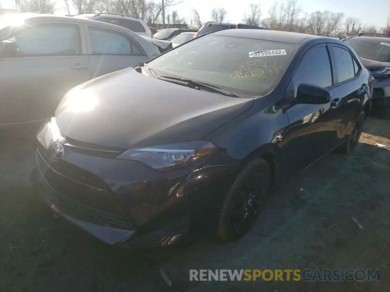 2 Photograph of a damaged car 5YFBURHE3KP898264 TOYOTA COROLLA 2019