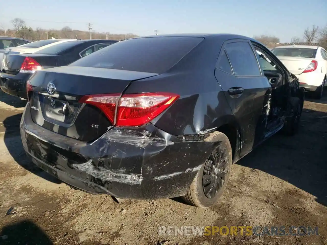 4 Photograph of a damaged car 5YFBURHE3KP898264 TOYOTA COROLLA 2019