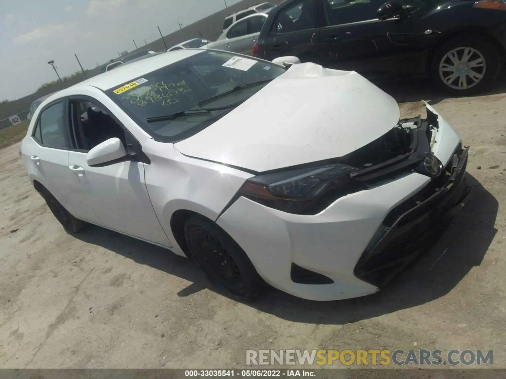 1 Photograph of a damaged car 5YFBURHE3KP898653 TOYOTA COROLLA 2019