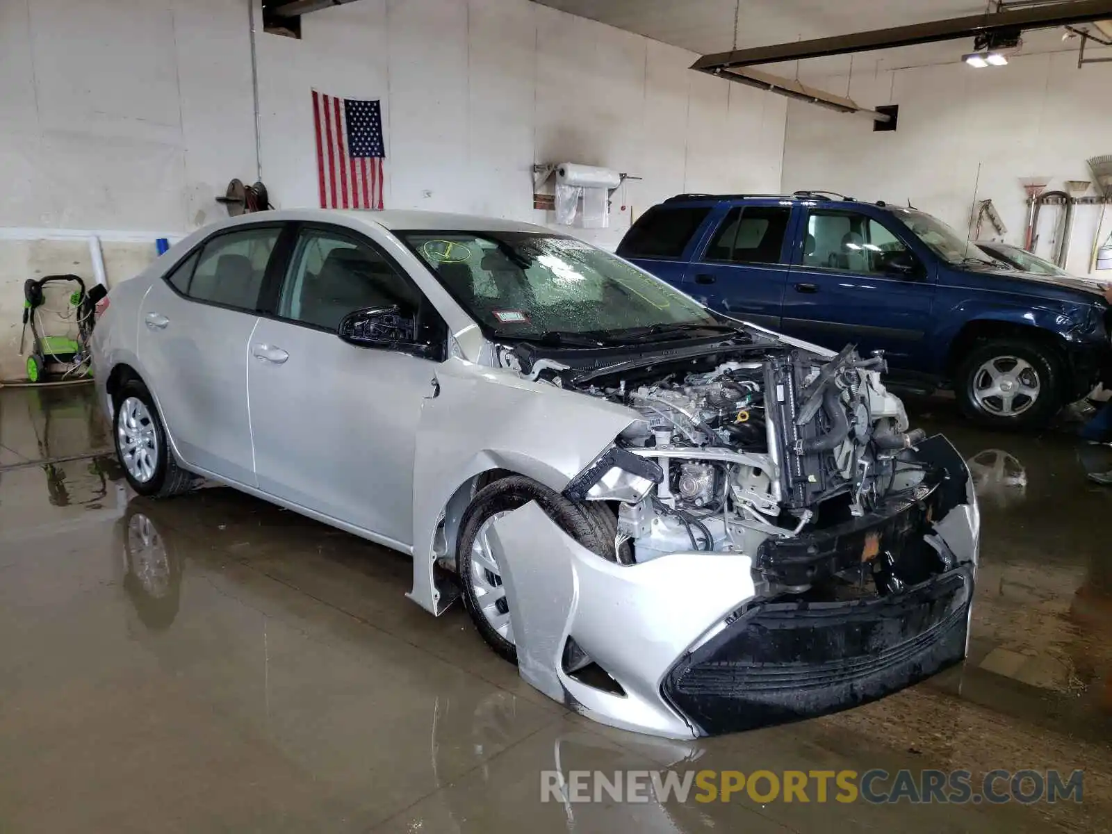 1 Photograph of a damaged car 5YFBURHE3KP898703 TOYOTA COROLLA 2019