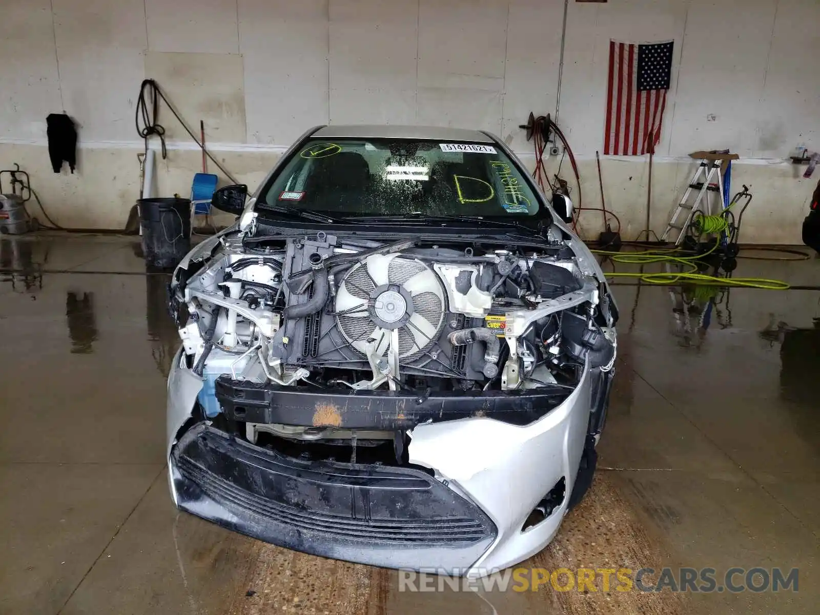 9 Photograph of a damaged car 5YFBURHE3KP898703 TOYOTA COROLLA 2019