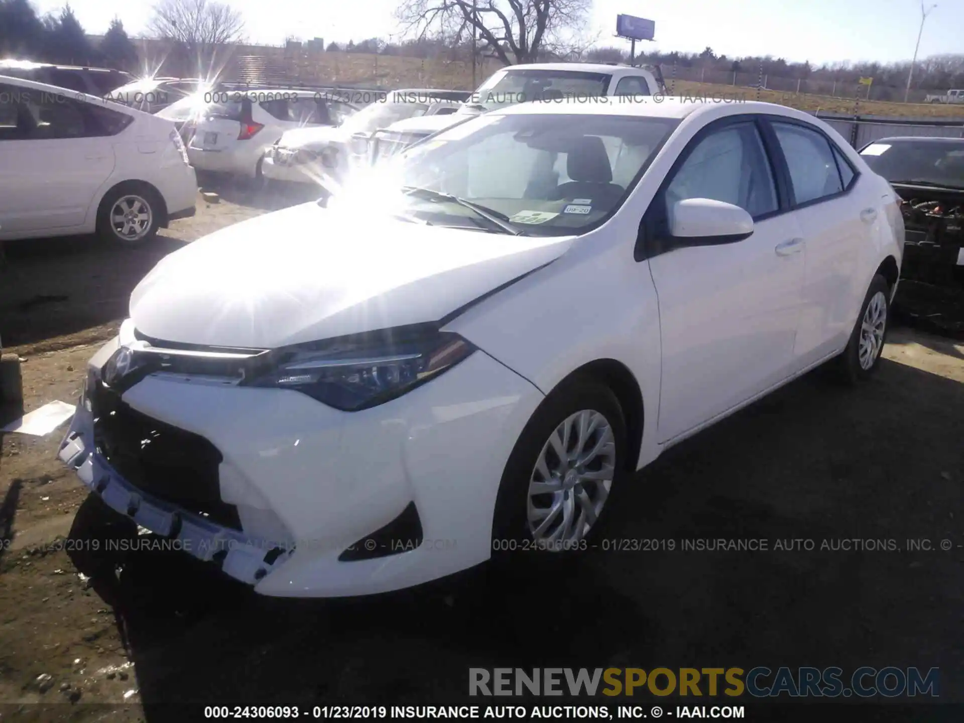 2 Photograph of a damaged car 5YFBURHE3KP898748 TOYOTA COROLLA 2019