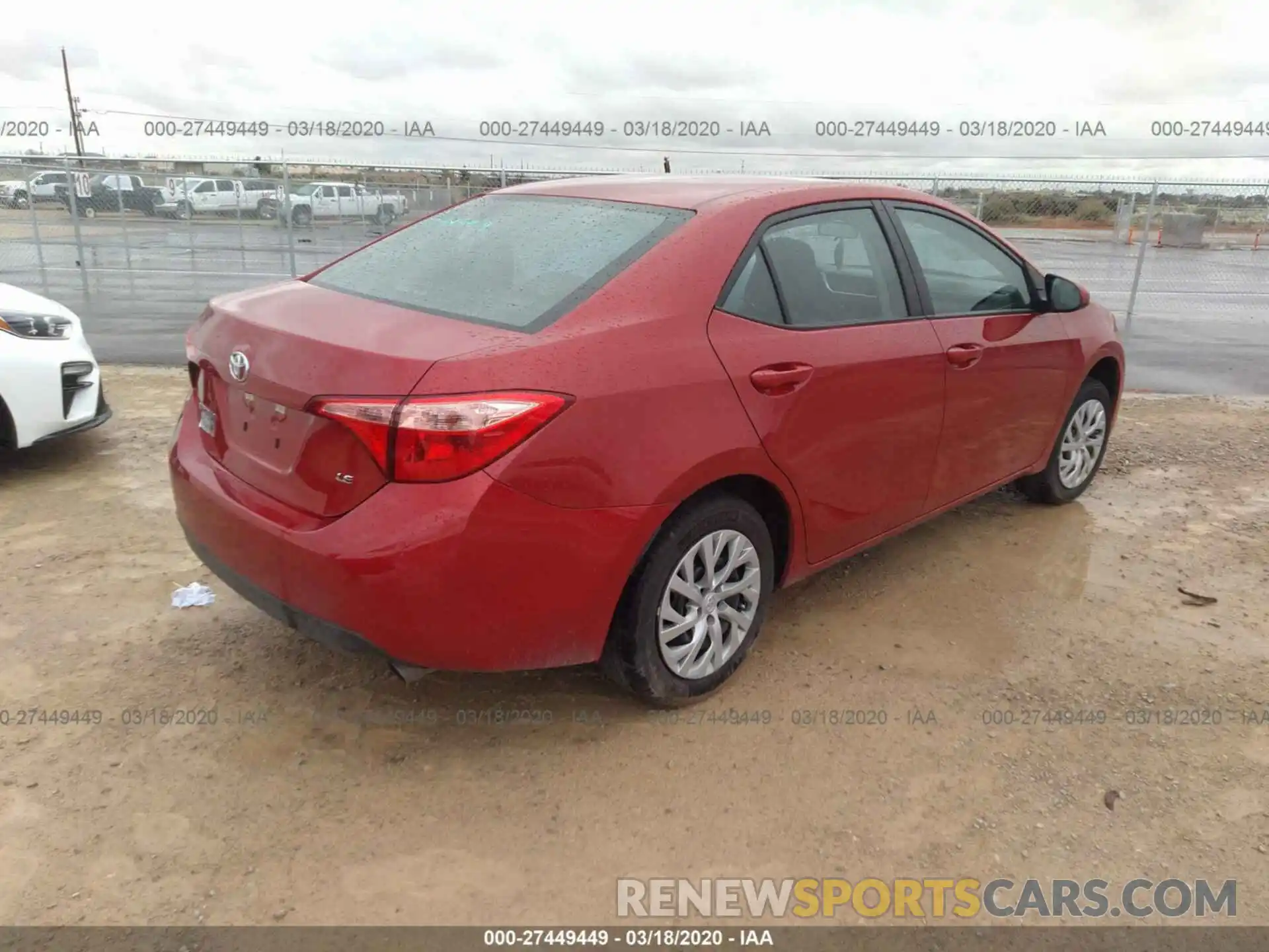 4 Photograph of a damaged car 5YFBURHE3KP898765 TOYOTA COROLLA 2019