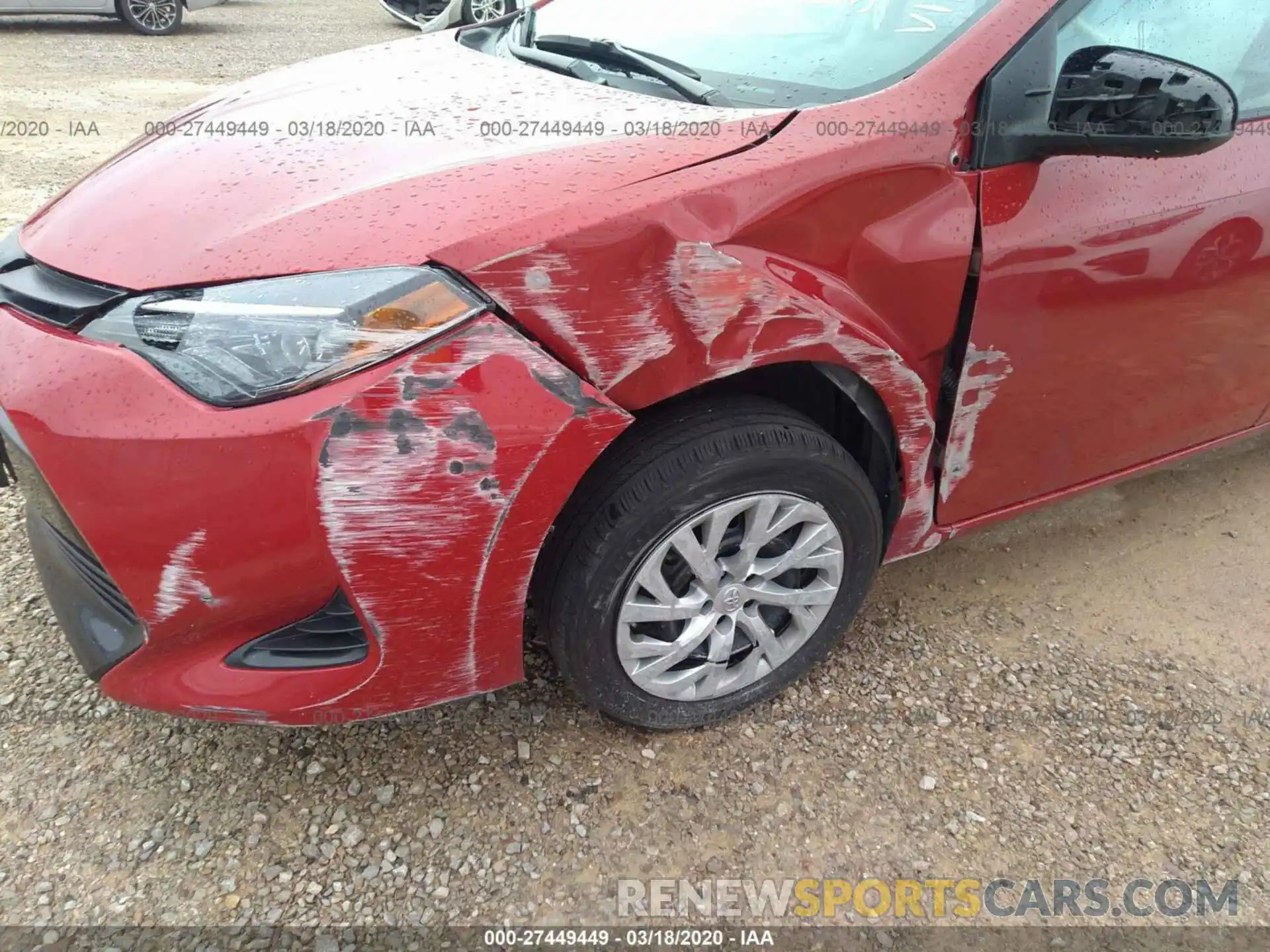 6 Photograph of a damaged car 5YFBURHE3KP898765 TOYOTA COROLLA 2019