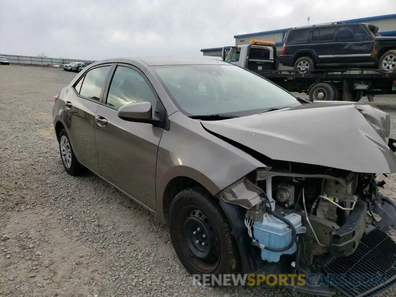 1 Photograph of a damaged car 5YFBURHE3KP898846 TOYOTA COROLLA 2019