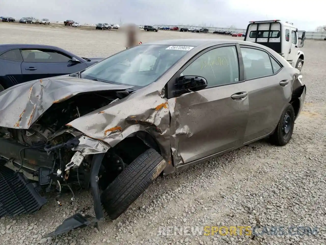 2 Photograph of a damaged car 5YFBURHE3KP898846 TOYOTA COROLLA 2019