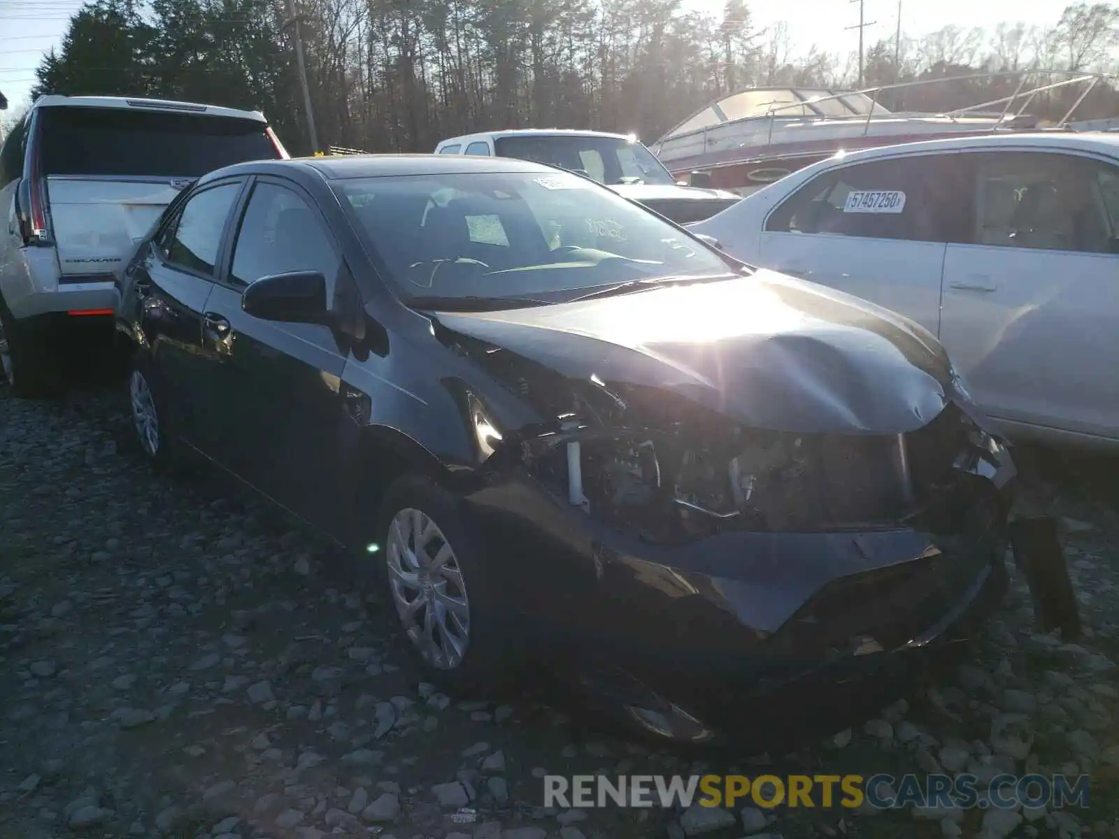 1 Photograph of a damaged car 5YFBURHE3KP898877 TOYOTA COROLLA 2019