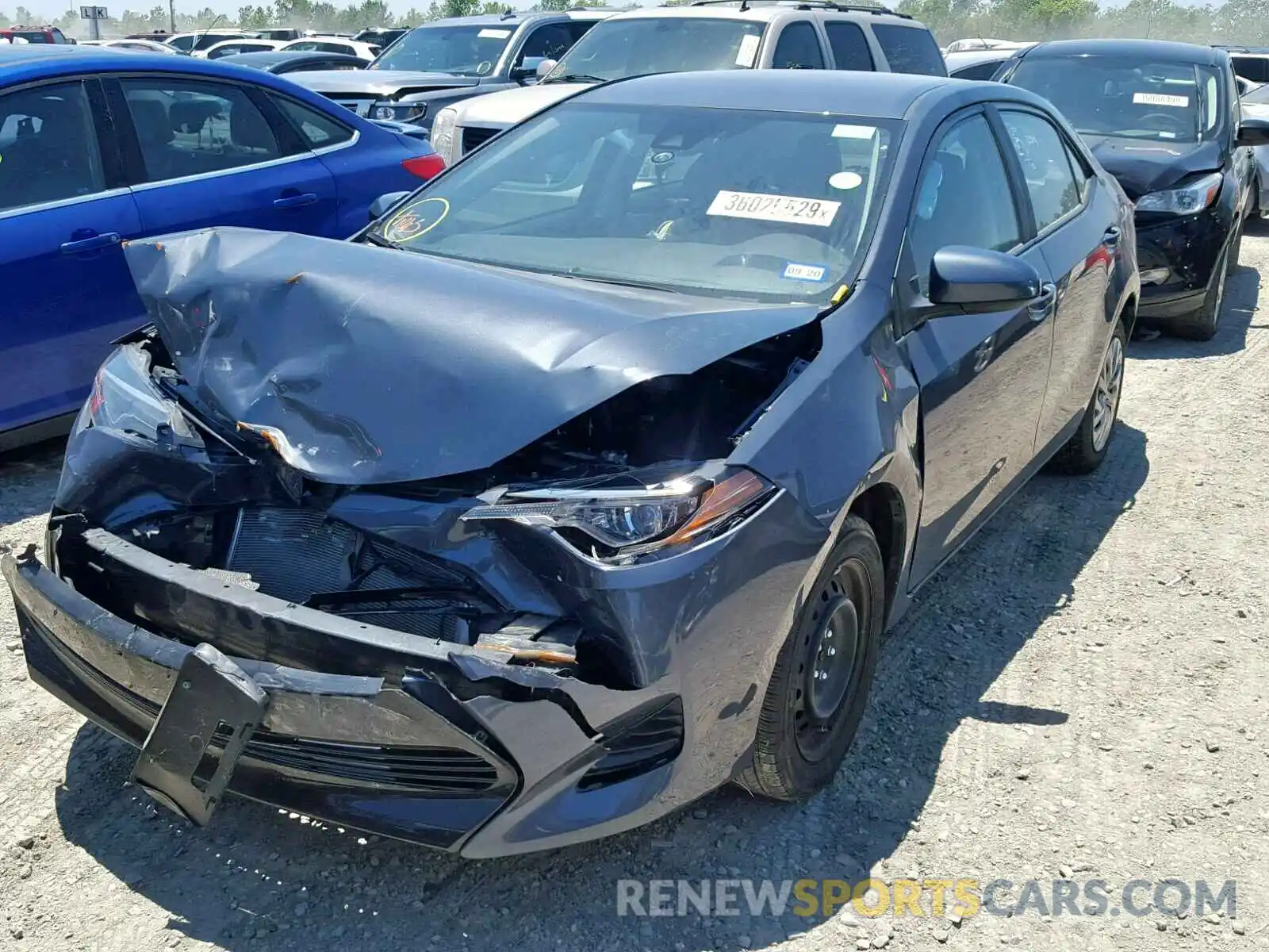 2 Photograph of a damaged car 5YFBURHE3KP898894 TOYOTA COROLLA 2019