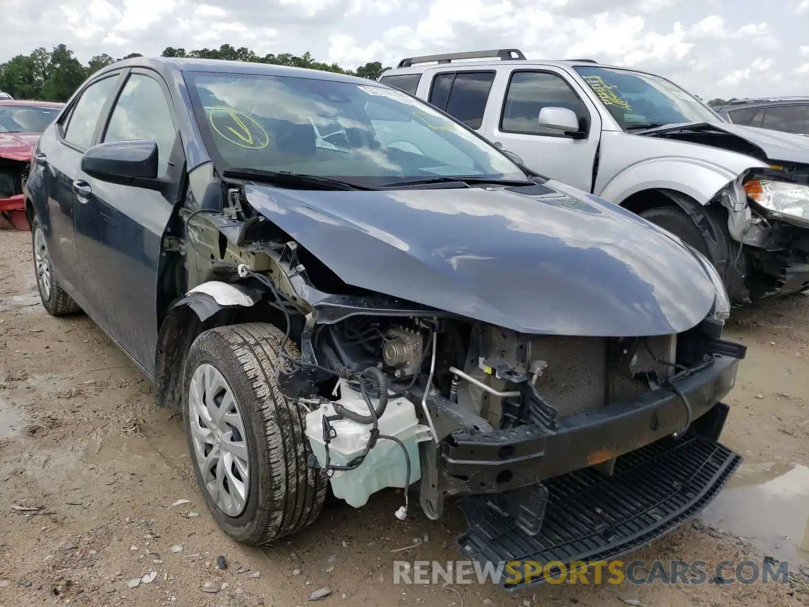 1 Photograph of a damaged car 5YFBURHE3KP899026 TOYOTA COROLLA 2019