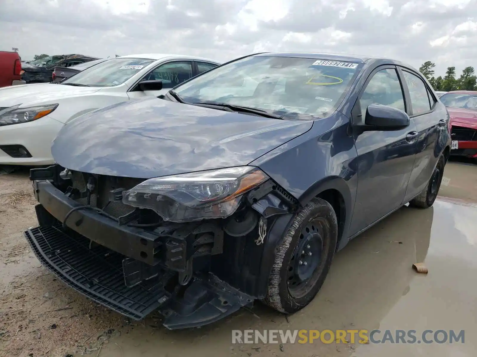 2 Photograph of a damaged car 5YFBURHE3KP899026 TOYOTA COROLLA 2019