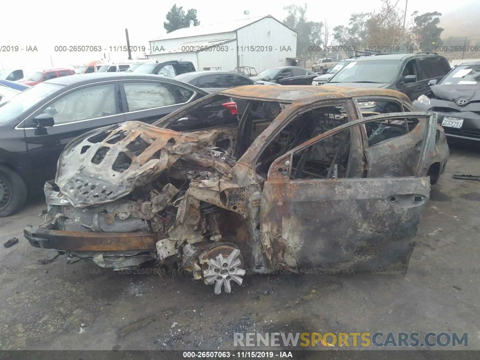 2 Photograph of a damaged car 5YFBURHE3KP899267 TOYOTA COROLLA 2019