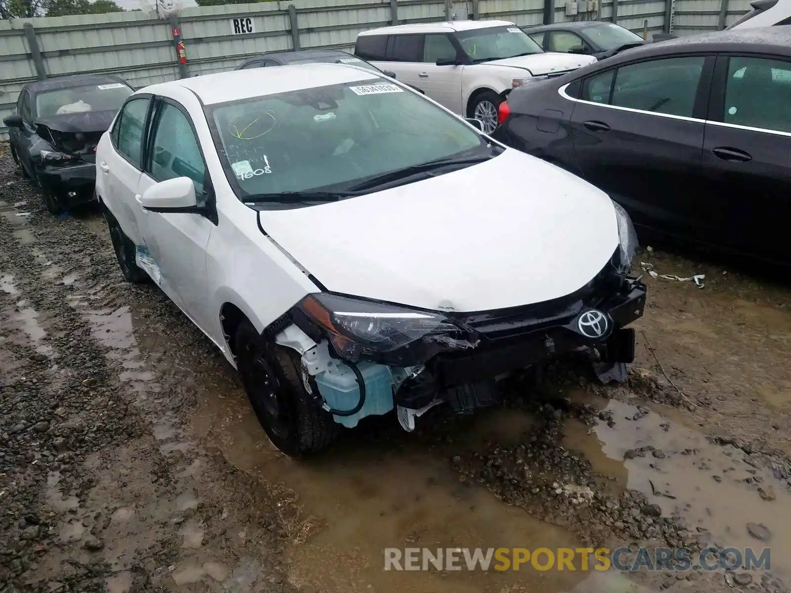 1 Photograph of a damaged car 5YFBURHE3KP899608 TOYOTA COROLLA 2019