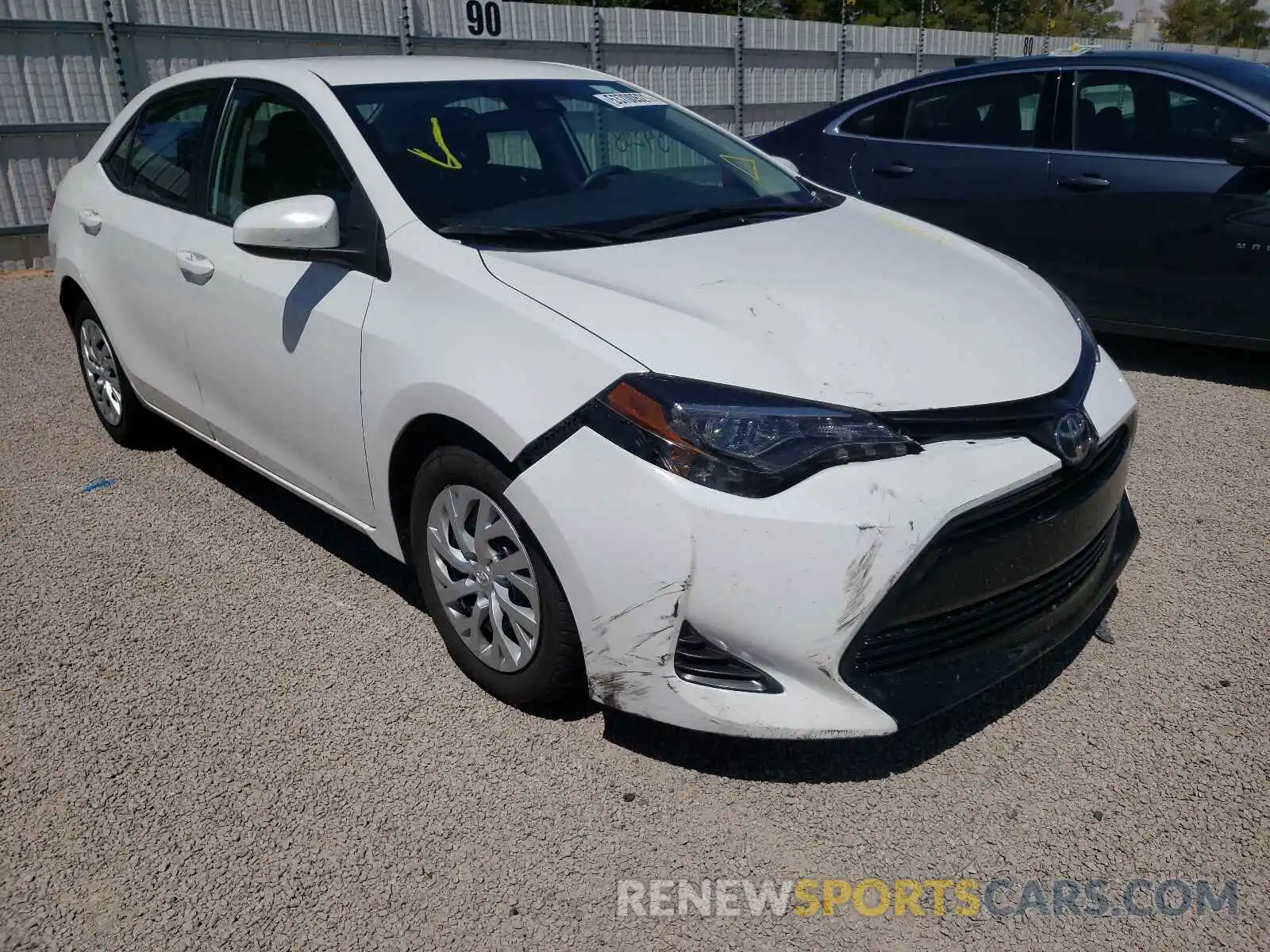 1 Photograph of a damaged car 5YFBURHE3KP899611 TOYOTA COROLLA 2019