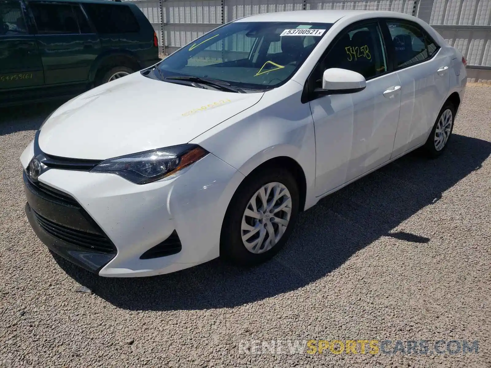 2 Photograph of a damaged car 5YFBURHE3KP899611 TOYOTA COROLLA 2019