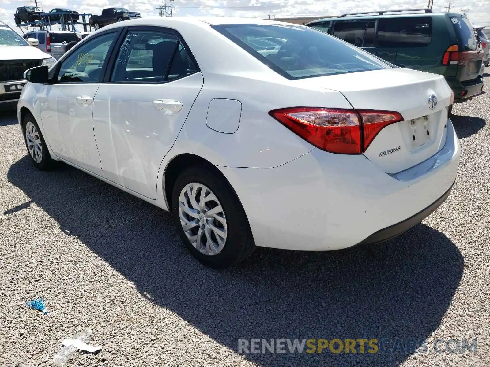 3 Photograph of a damaged car 5YFBURHE3KP899611 TOYOTA COROLLA 2019