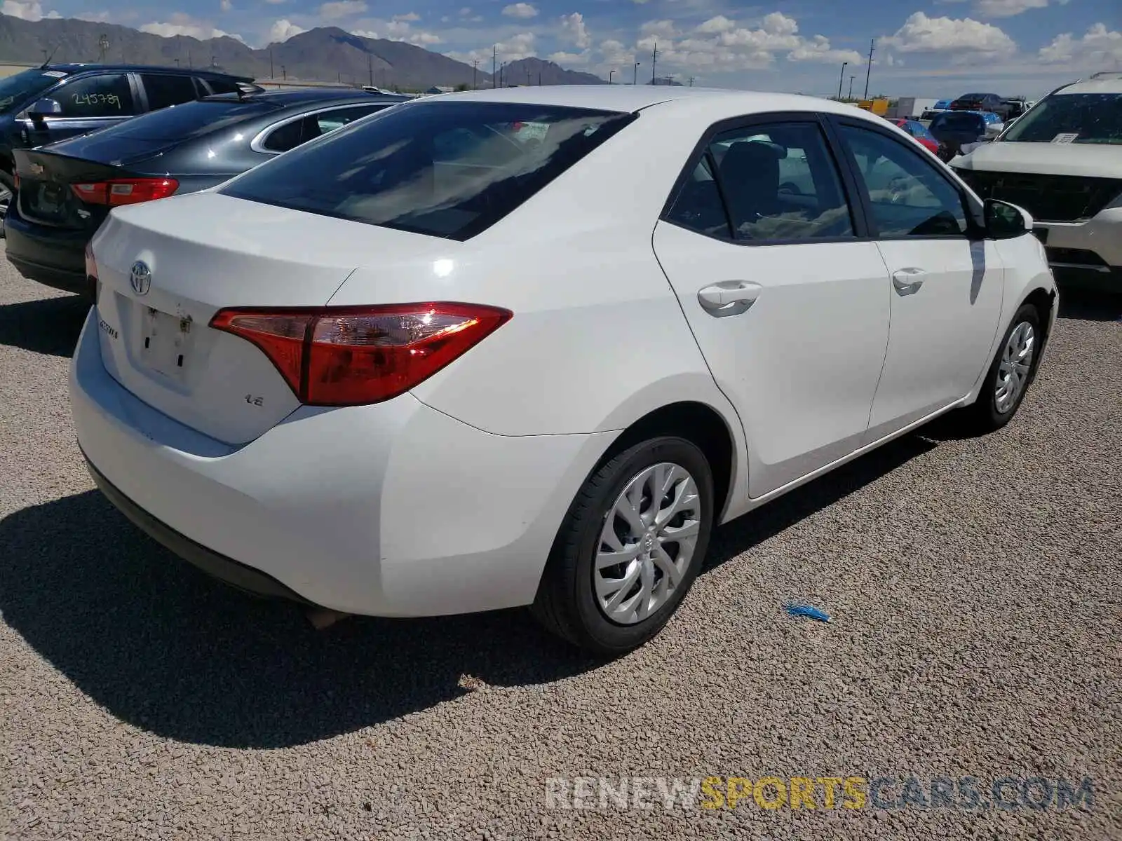 4 Photograph of a damaged car 5YFBURHE3KP899611 TOYOTA COROLLA 2019