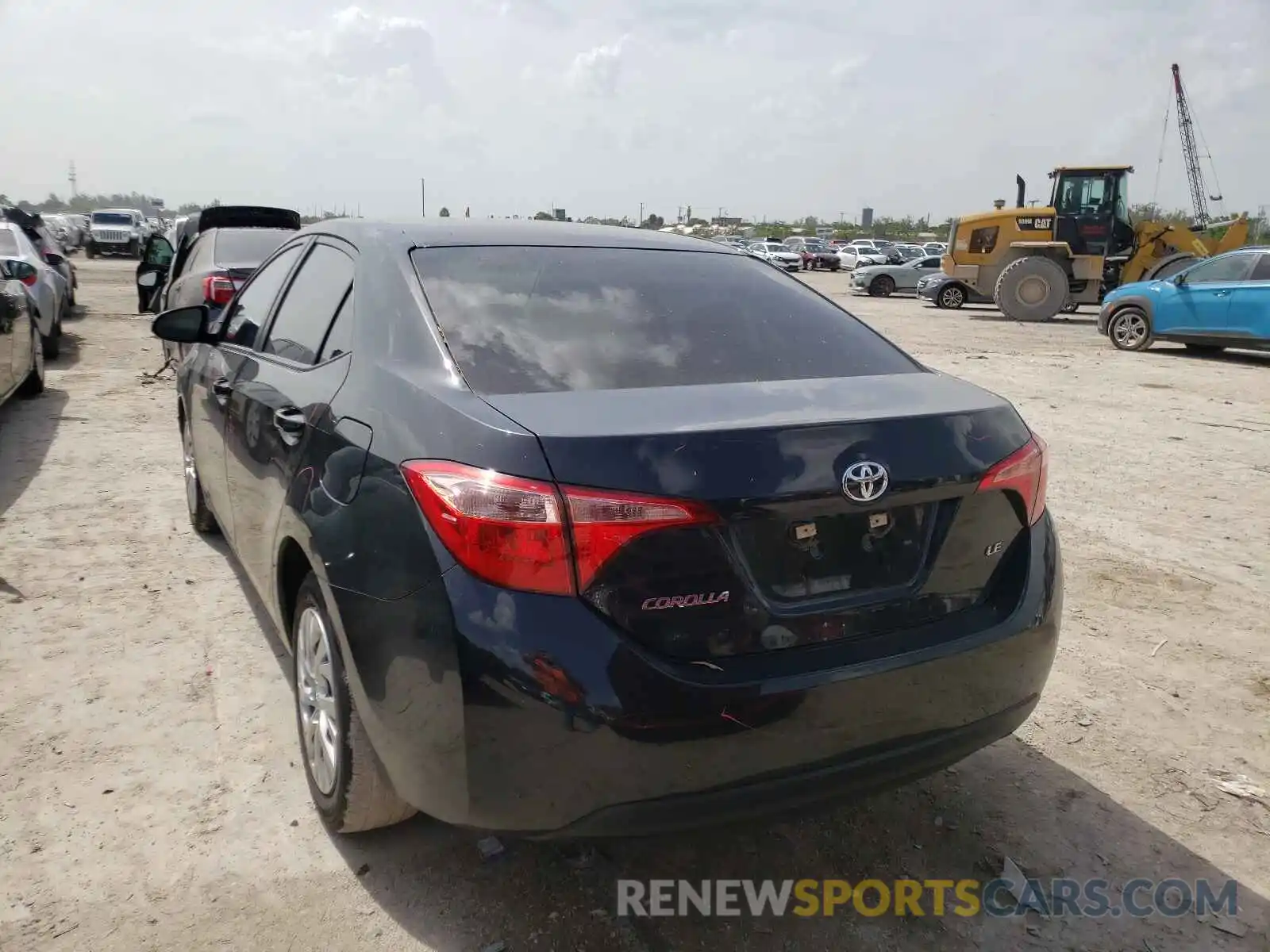 3 Photograph of a damaged car 5YFBURHE3KP899687 TOYOTA COROLLA 2019