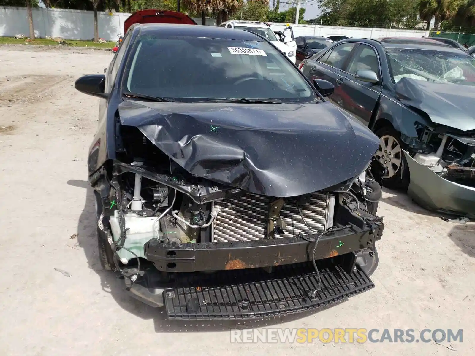 9 Photograph of a damaged car 5YFBURHE3KP899687 TOYOTA COROLLA 2019