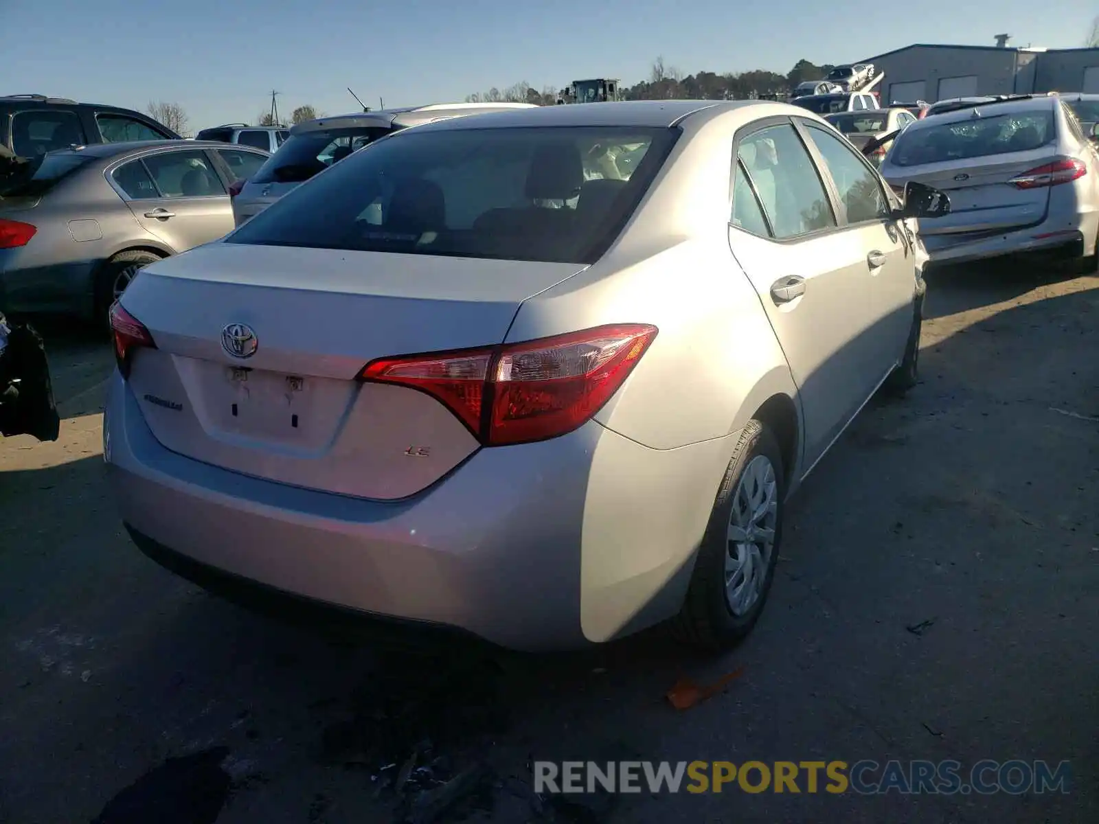 4 Photograph of a damaged car 5YFBURHE3KP899690 TOYOTA COROLLA 2019