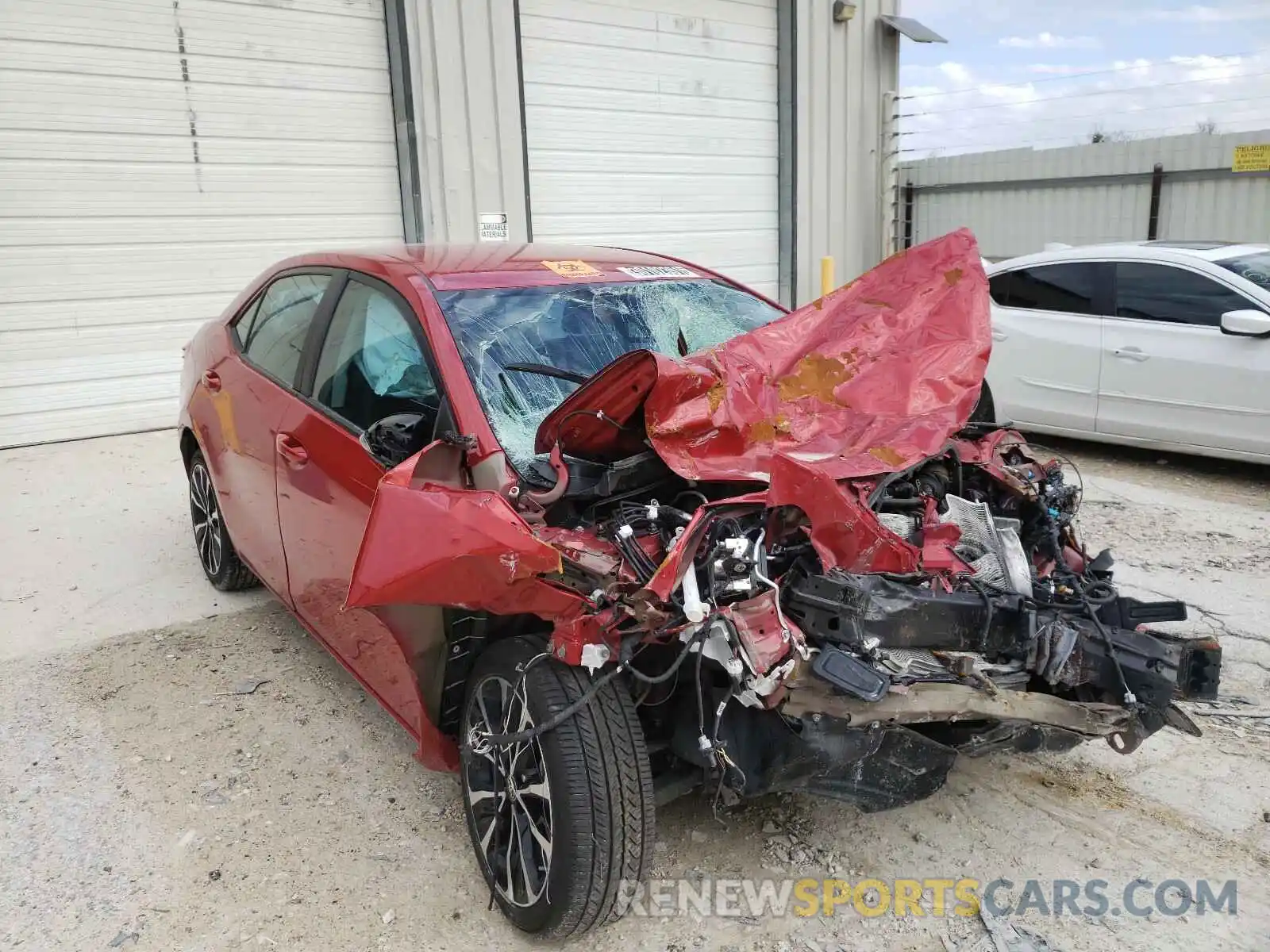 1 Photograph of a damaged car 5YFBURHE3KP899902 TOYOTA COROLLA 2019
