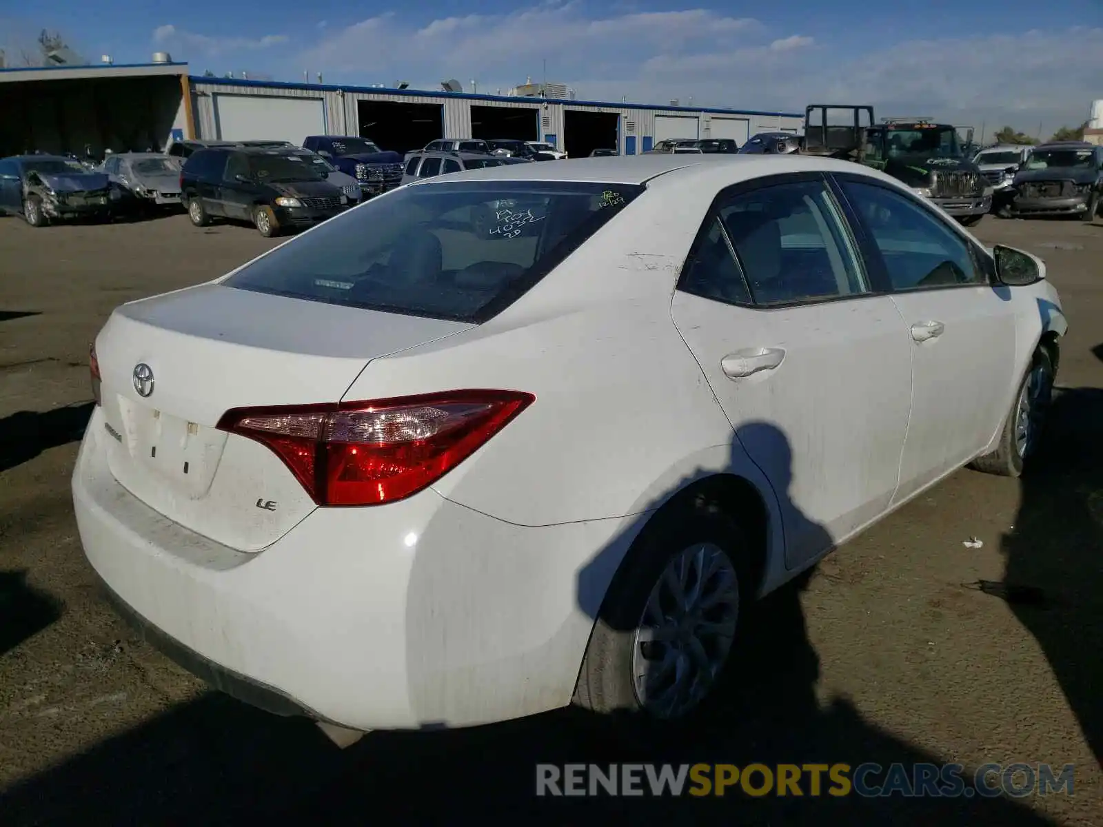 4 Photograph of a damaged car 5YFBURHE3KP900272 TOYOTA COROLLA 2019