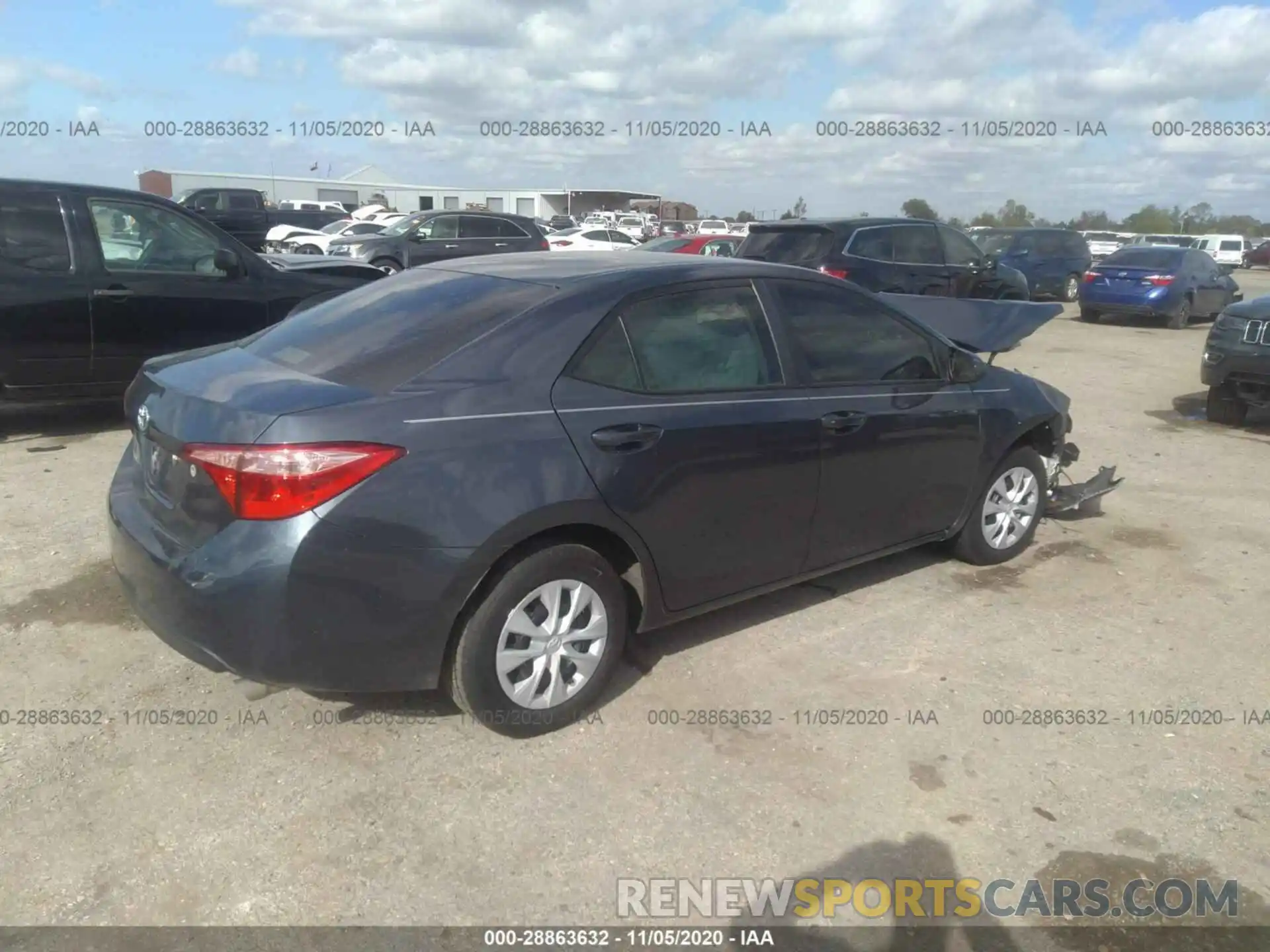 4 Photograph of a damaged car 5YFBURHE3KP900725 TOYOTA COROLLA 2019