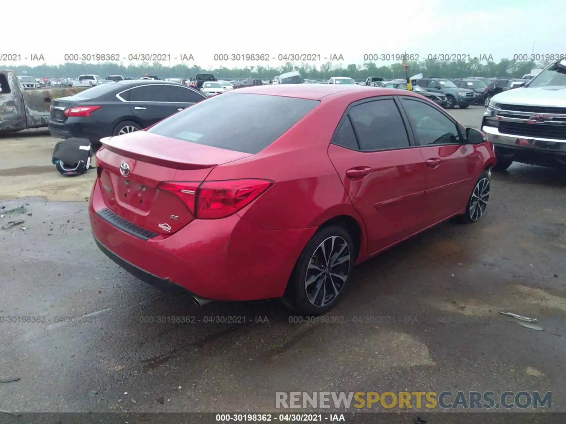 4 Photograph of a damaged car 5YFBURHE3KP900773 TOYOTA COROLLA 2019