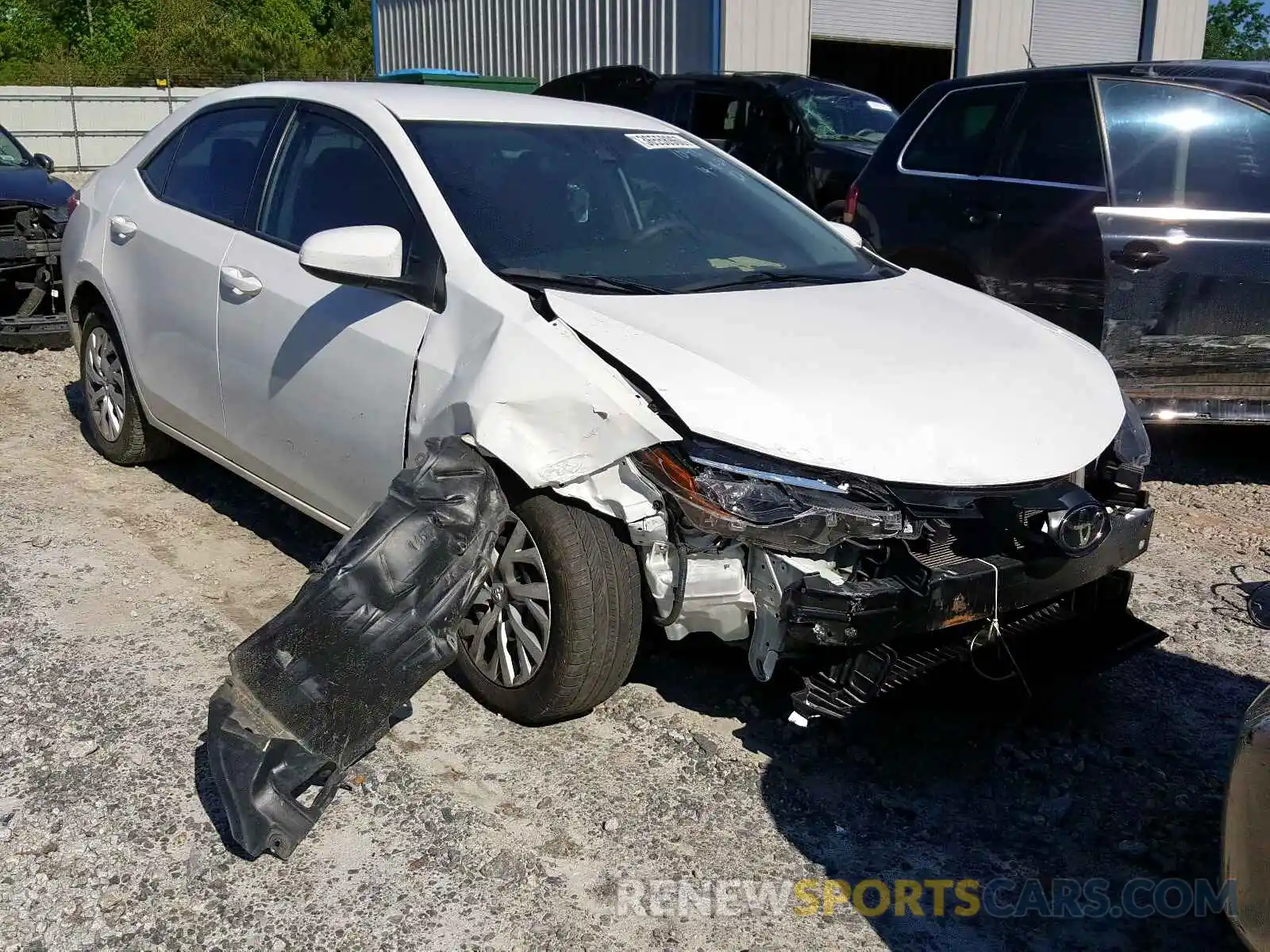 1 Photograph of a damaged car 5YFBURHE3KP901048 TOYOTA COROLLA 2019