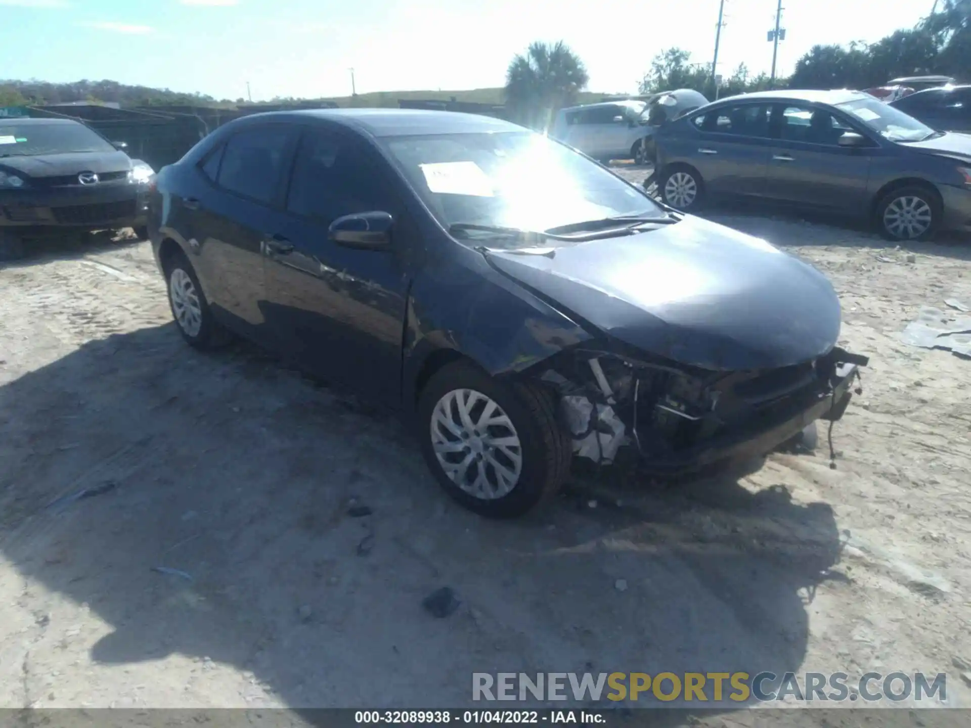 1 Photograph of a damaged car 5YFBURHE3KP901597 TOYOTA COROLLA 2019