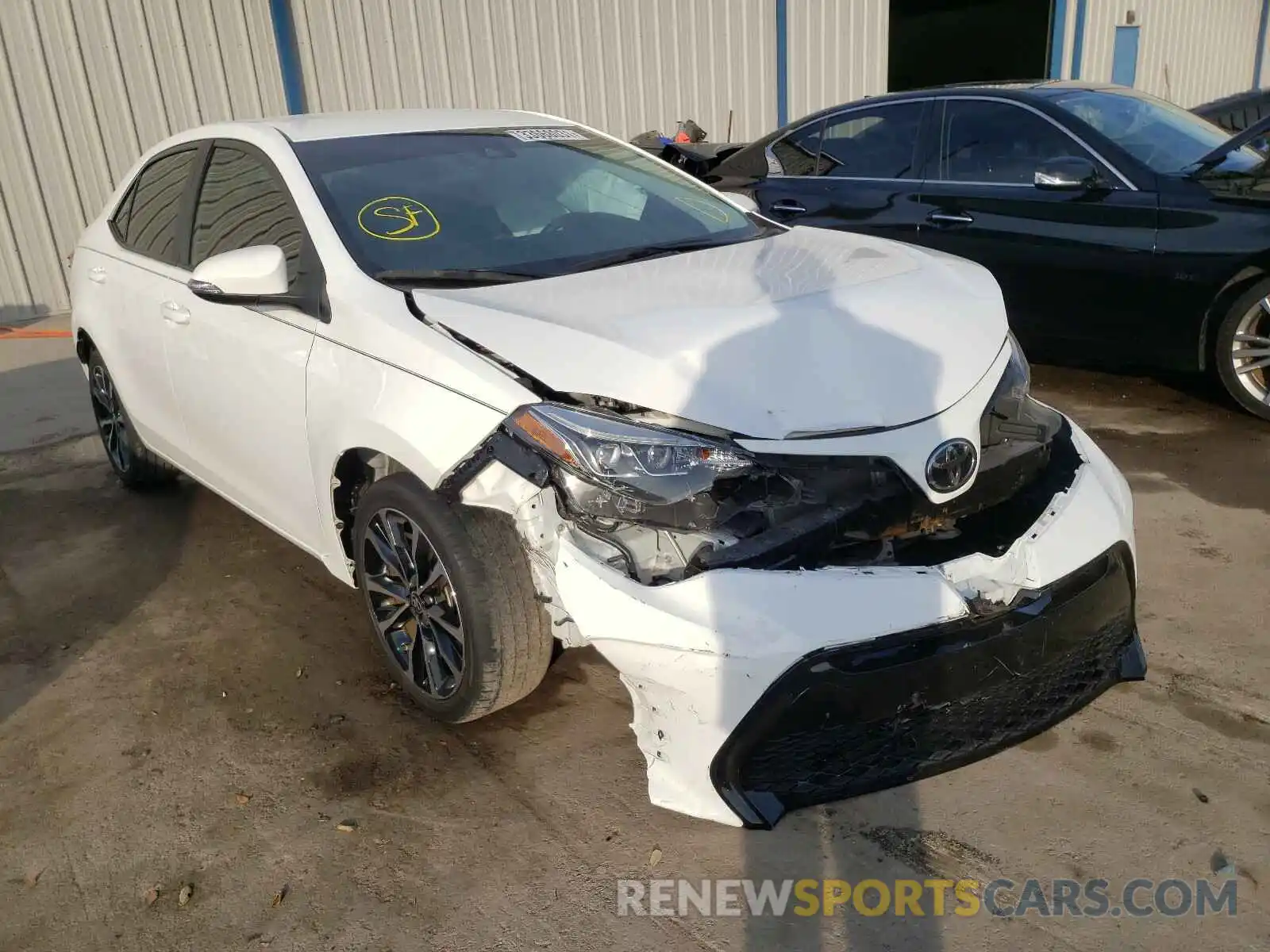 1 Photograph of a damaged car 5YFBURHE3KP901812 TOYOTA COROLLA 2019