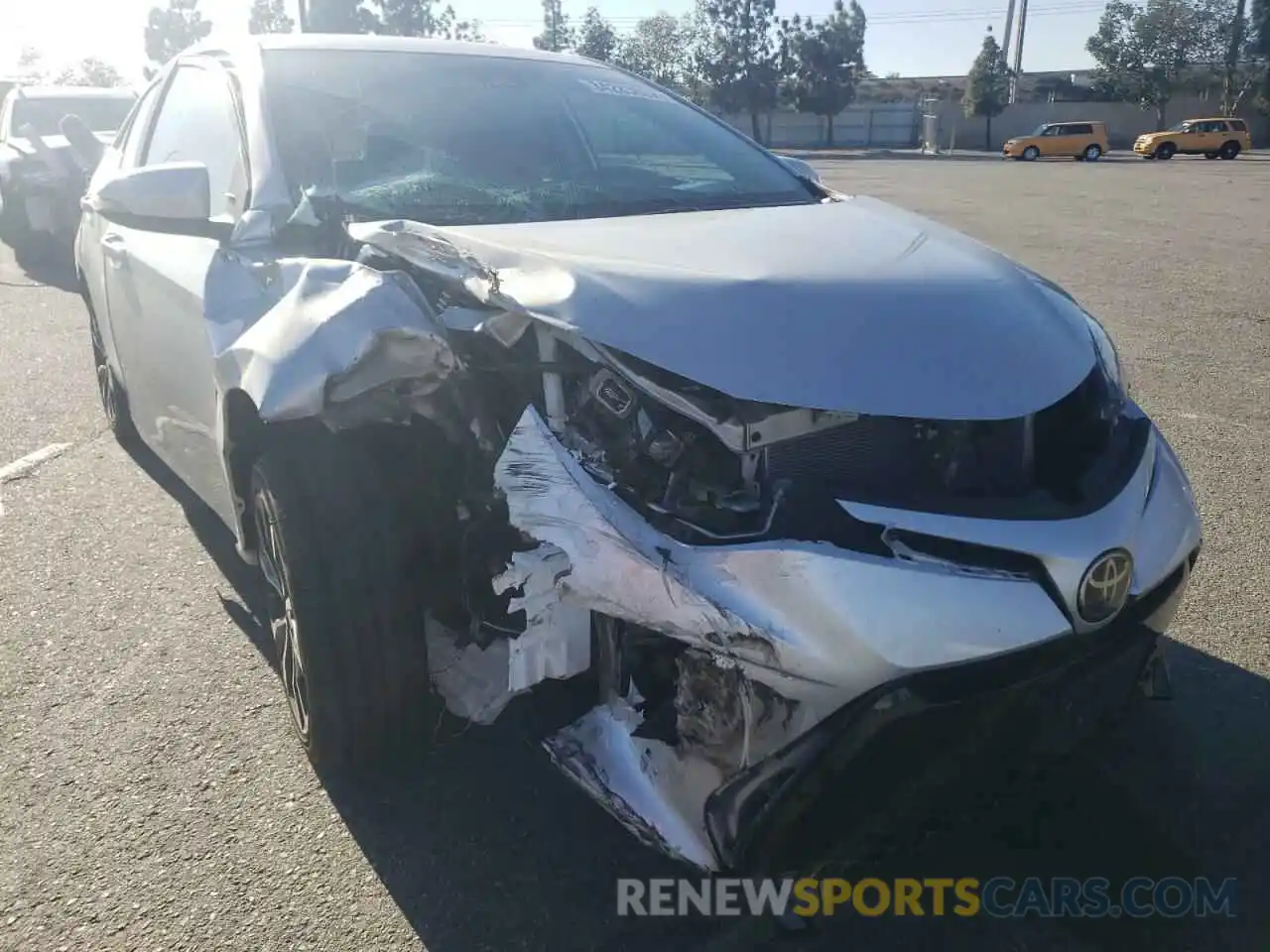 1 Photograph of a damaged car 5YFBURHE3KP901857 TOYOTA COROLLA 2019