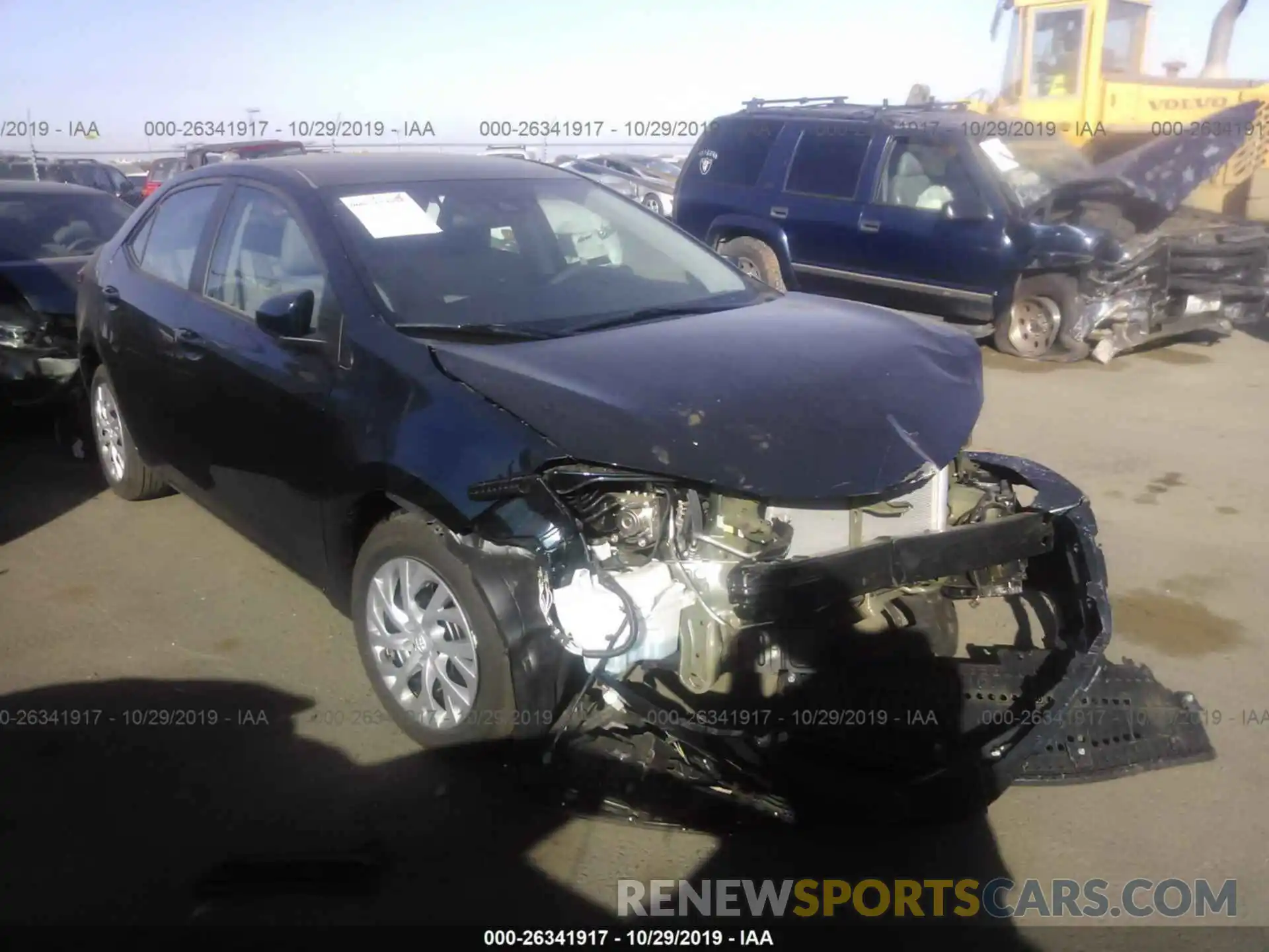 1 Photograph of a damaged car 5YFBURHE3KP902040 TOYOTA COROLLA 2019