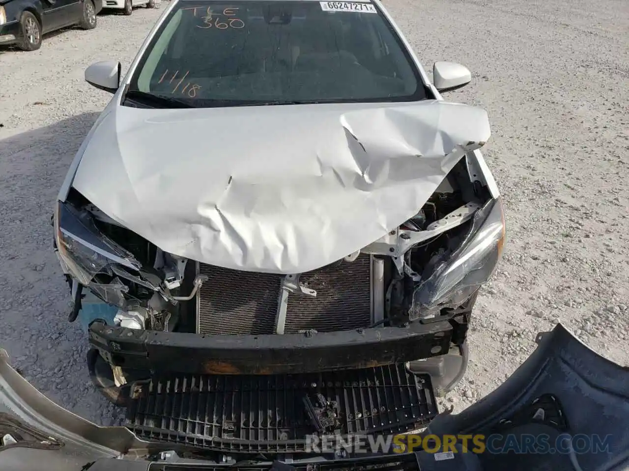 7 Photograph of a damaged car 5YFBURHE3KP902152 TOYOTA COROLLA 2019