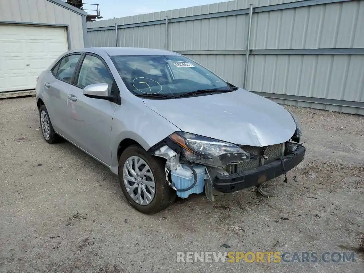 1 Photograph of a damaged car 5YFBURHE3KP902992 TOYOTA COROLLA 2019