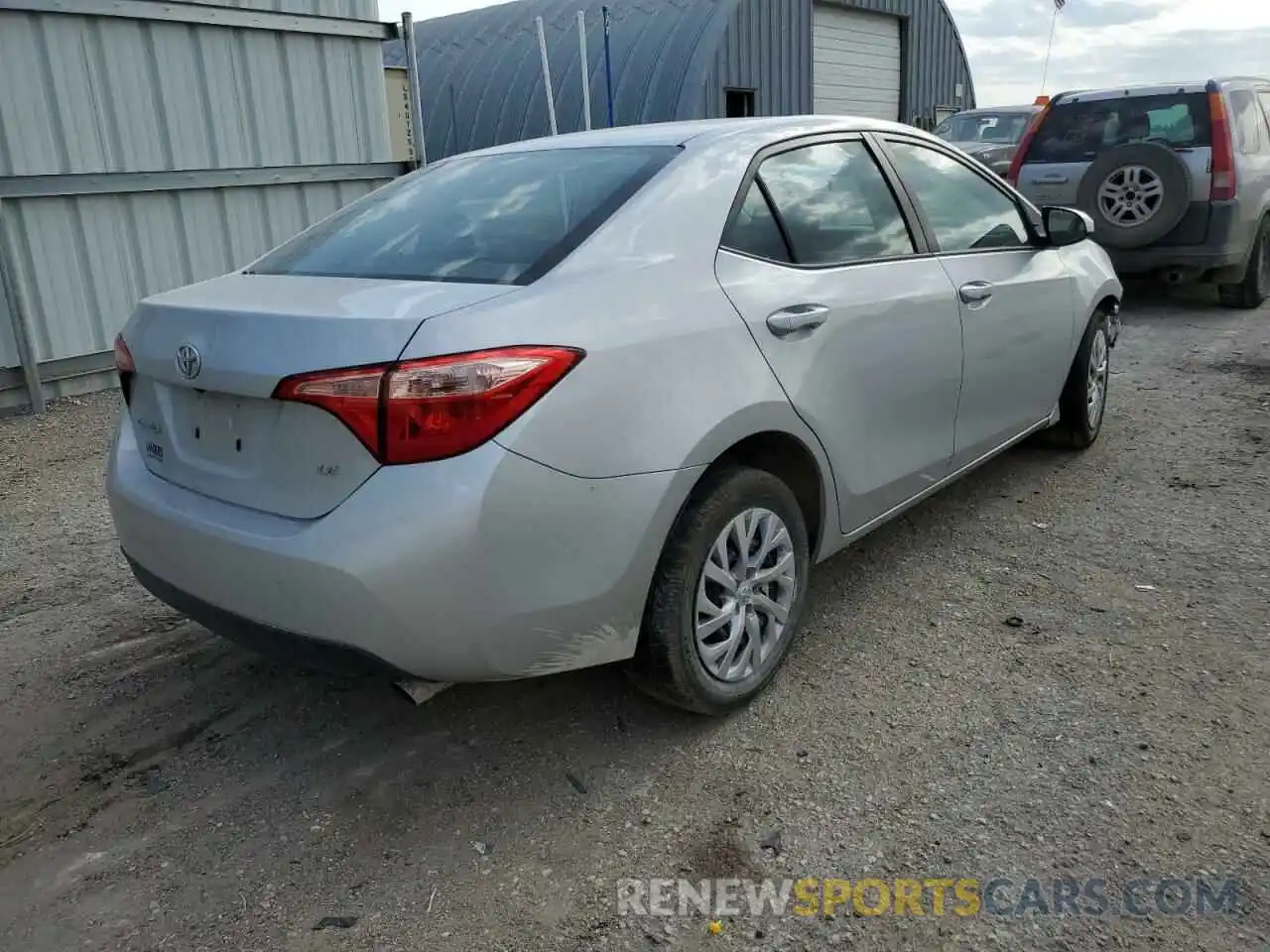 4 Photograph of a damaged car 5YFBURHE3KP902992 TOYOTA COROLLA 2019