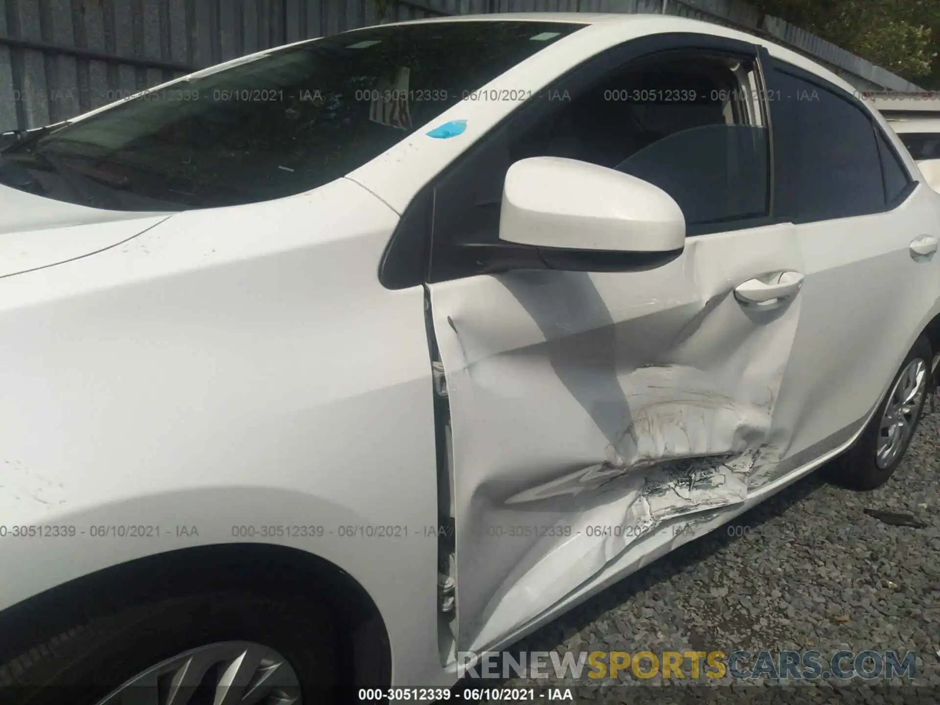 6 Photograph of a damaged car 5YFBURHE3KP903351 TOYOTA COROLLA 2019