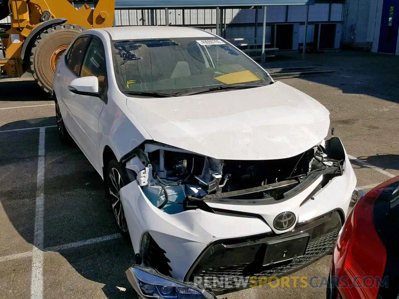 1 Photograph of a damaged car 5YFBURHE3KP903379 TOYOTA COROLLA 2019