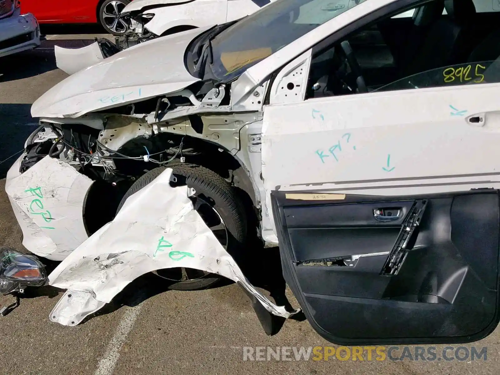 9 Photograph of a damaged car 5YFBURHE3KP903379 TOYOTA COROLLA 2019