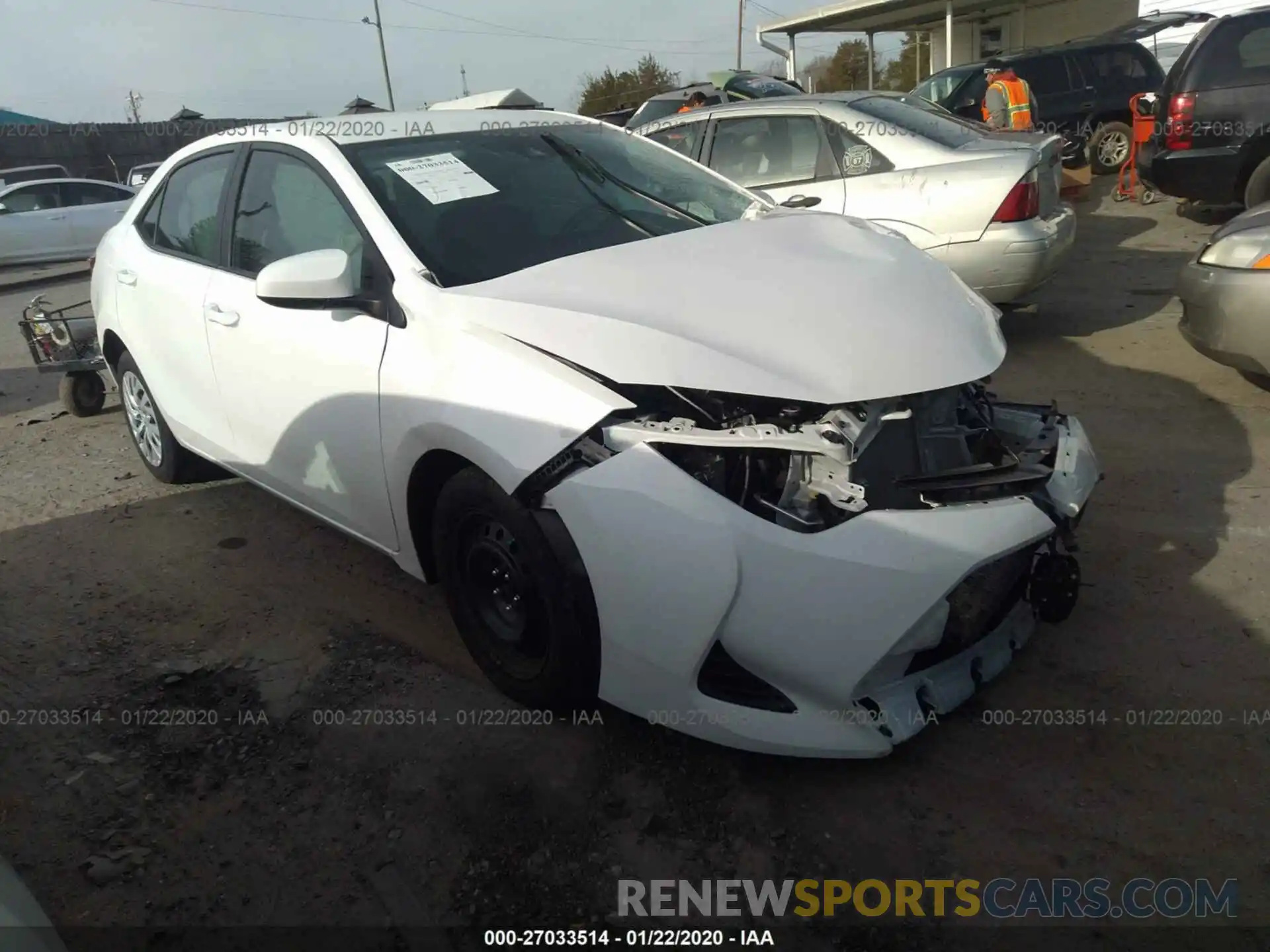 1 Photograph of a damaged car 5YFBURHE3KP903401 TOYOTA COROLLA 2019