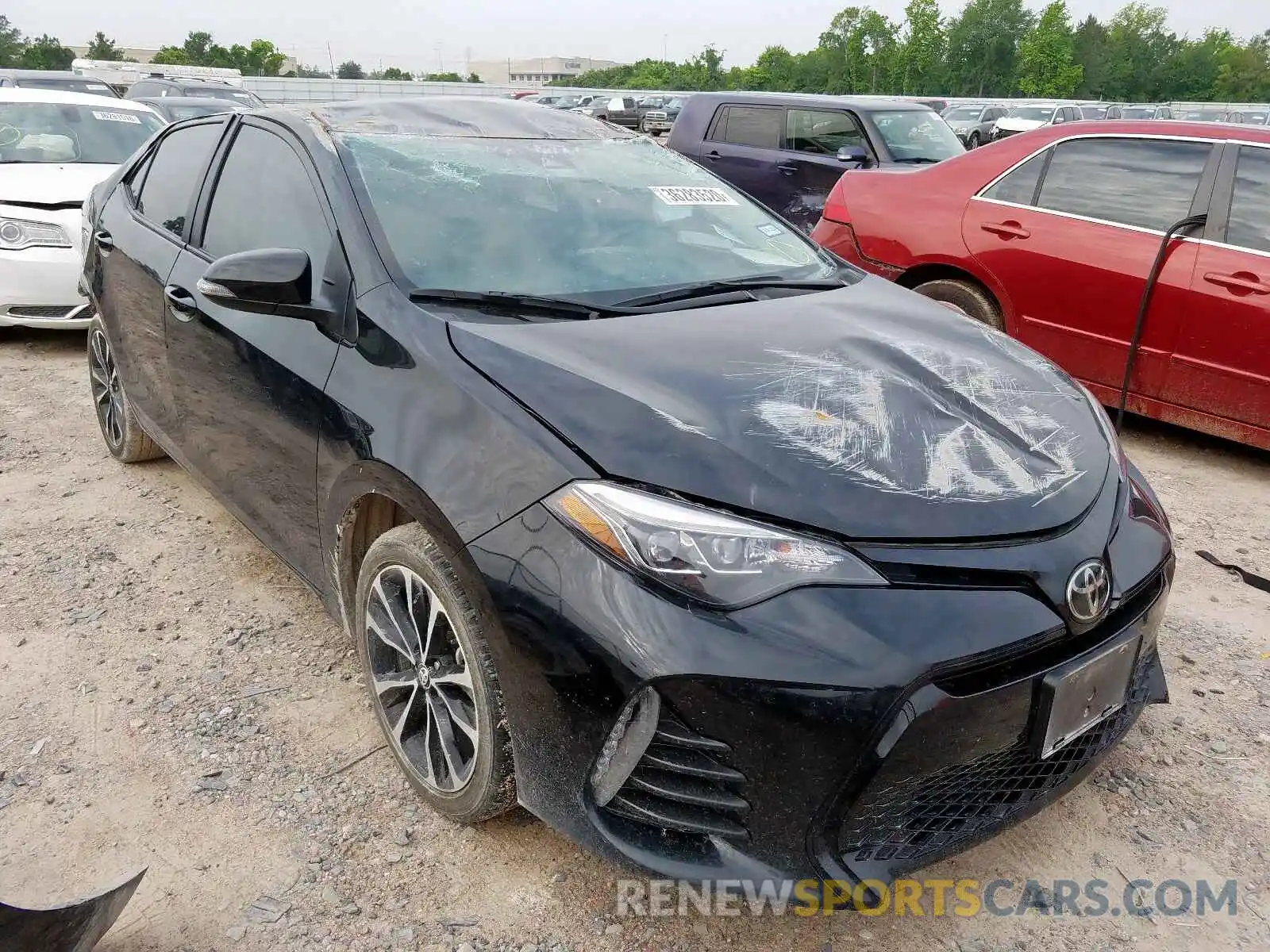 1 Photograph of a damaged car 5YFBURHE3KP903415 TOYOTA COROLLA 2019