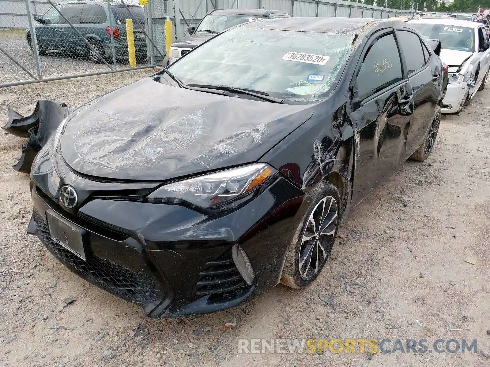 2 Photograph of a damaged car 5YFBURHE3KP903415 TOYOTA COROLLA 2019