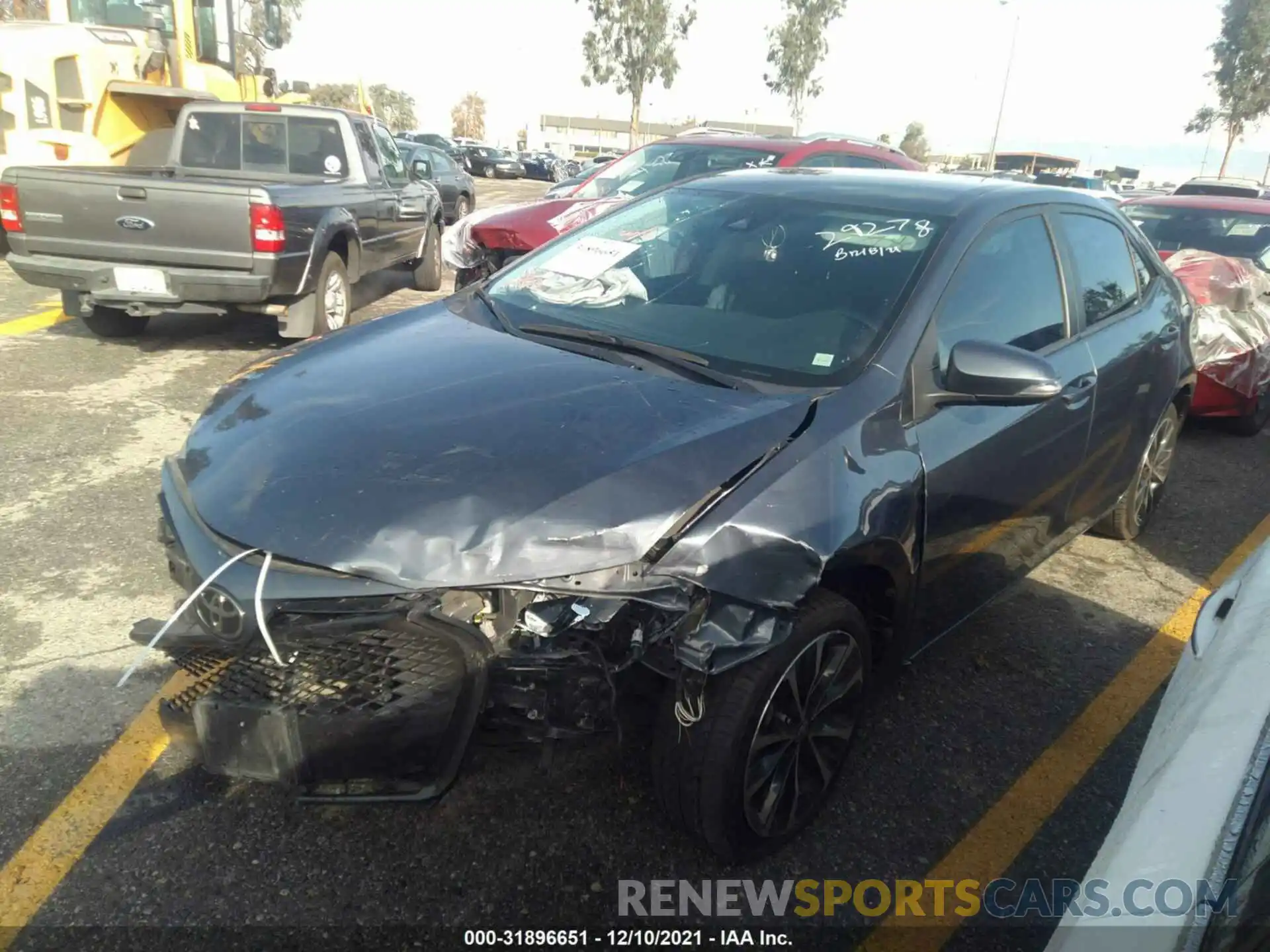 2 Photograph of a damaged car 5YFBURHE3KP903513 TOYOTA COROLLA 2019